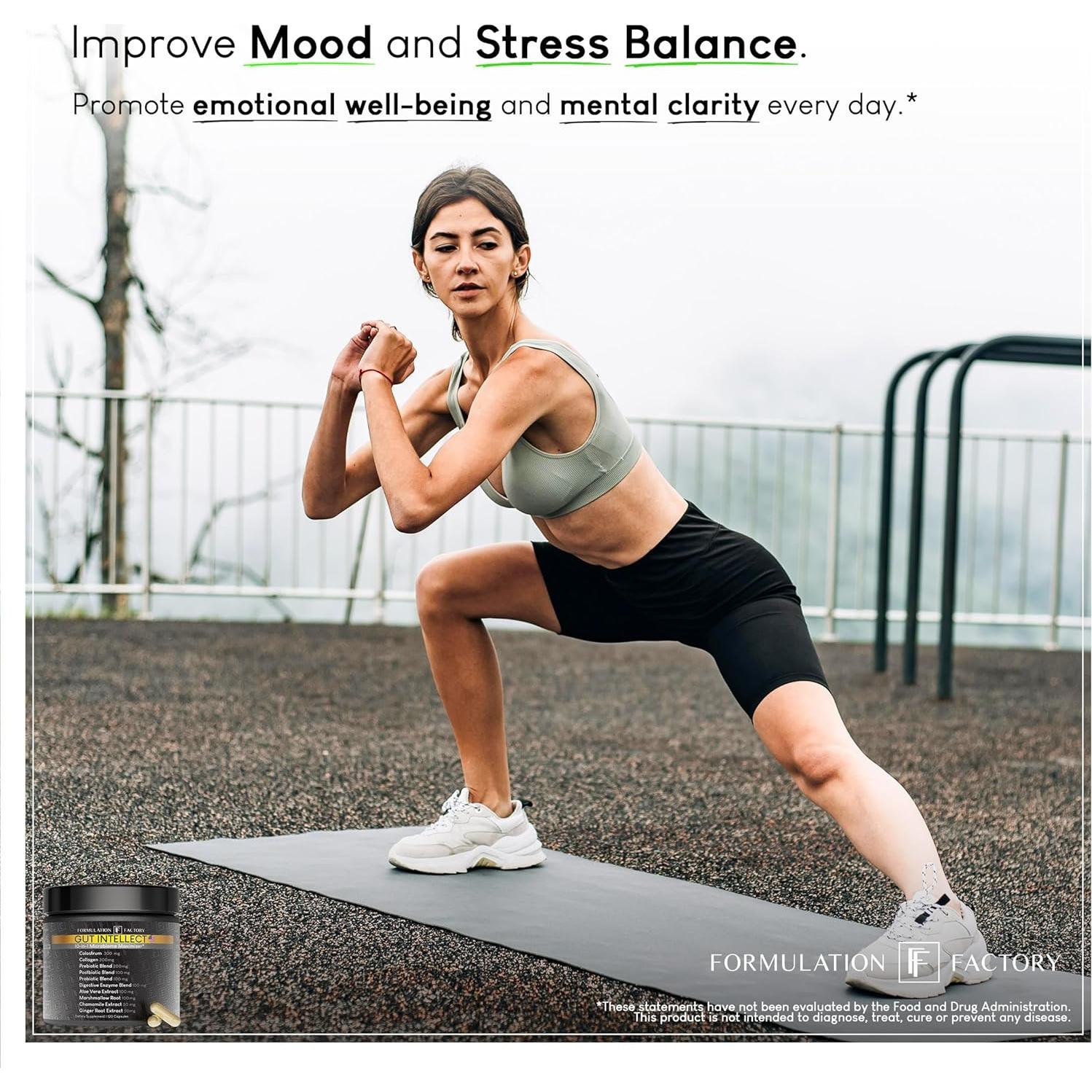 Suplemento Digestivo Gut Intellect 10-en-1 Formulation Factory 120 Cápsulas