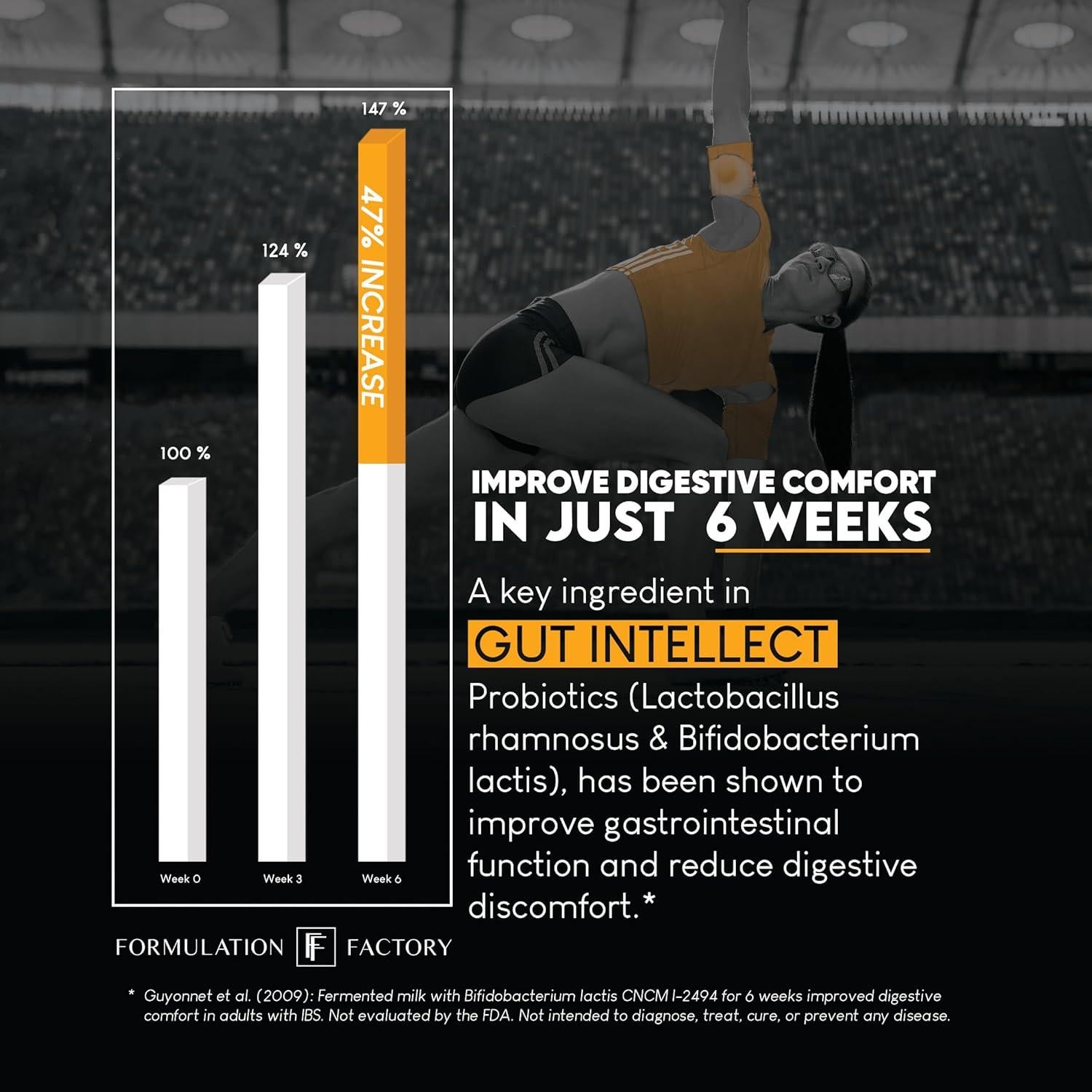 Suplemento Digestivo Gut Intellect 10-en-1 Formulation Factory 120 Cápsulas