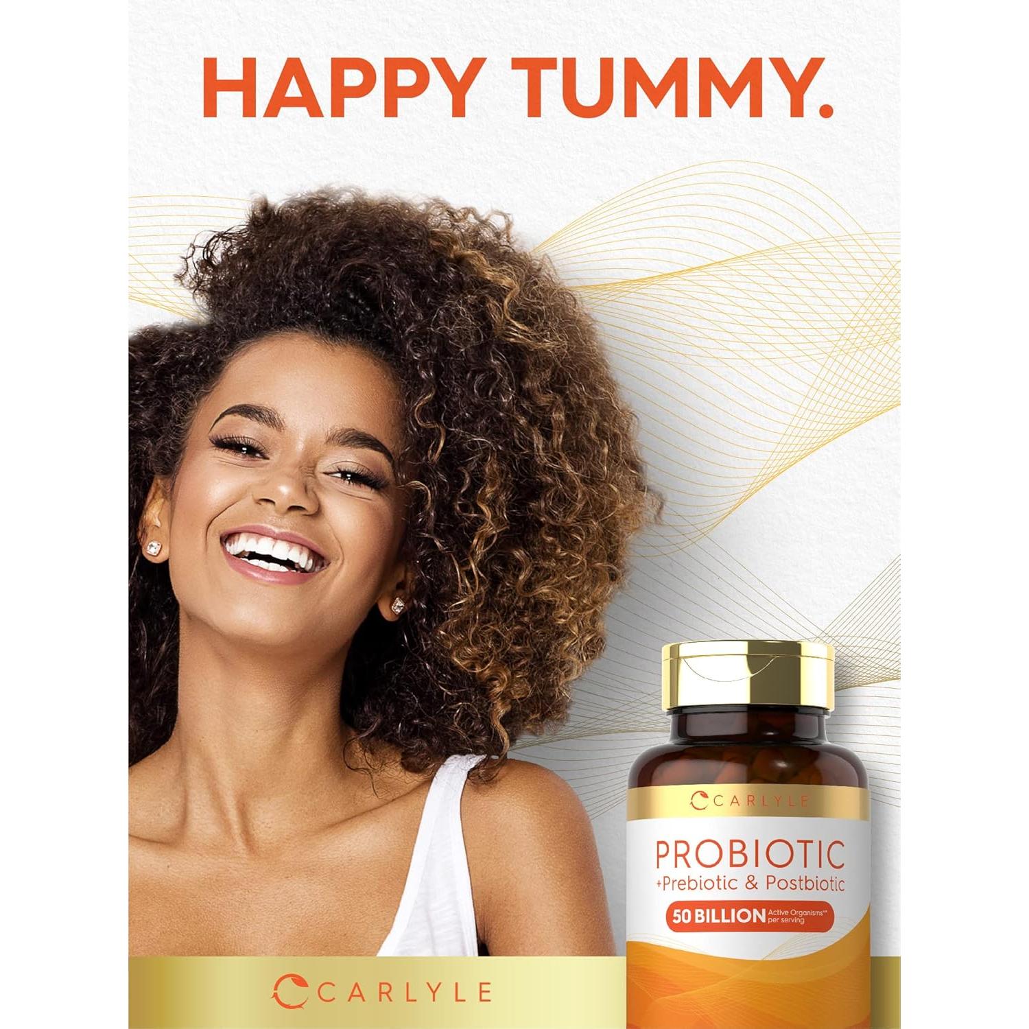 Cápsulas Probioticas Carlyle 50 Mil Millones CFU 60 Unidades