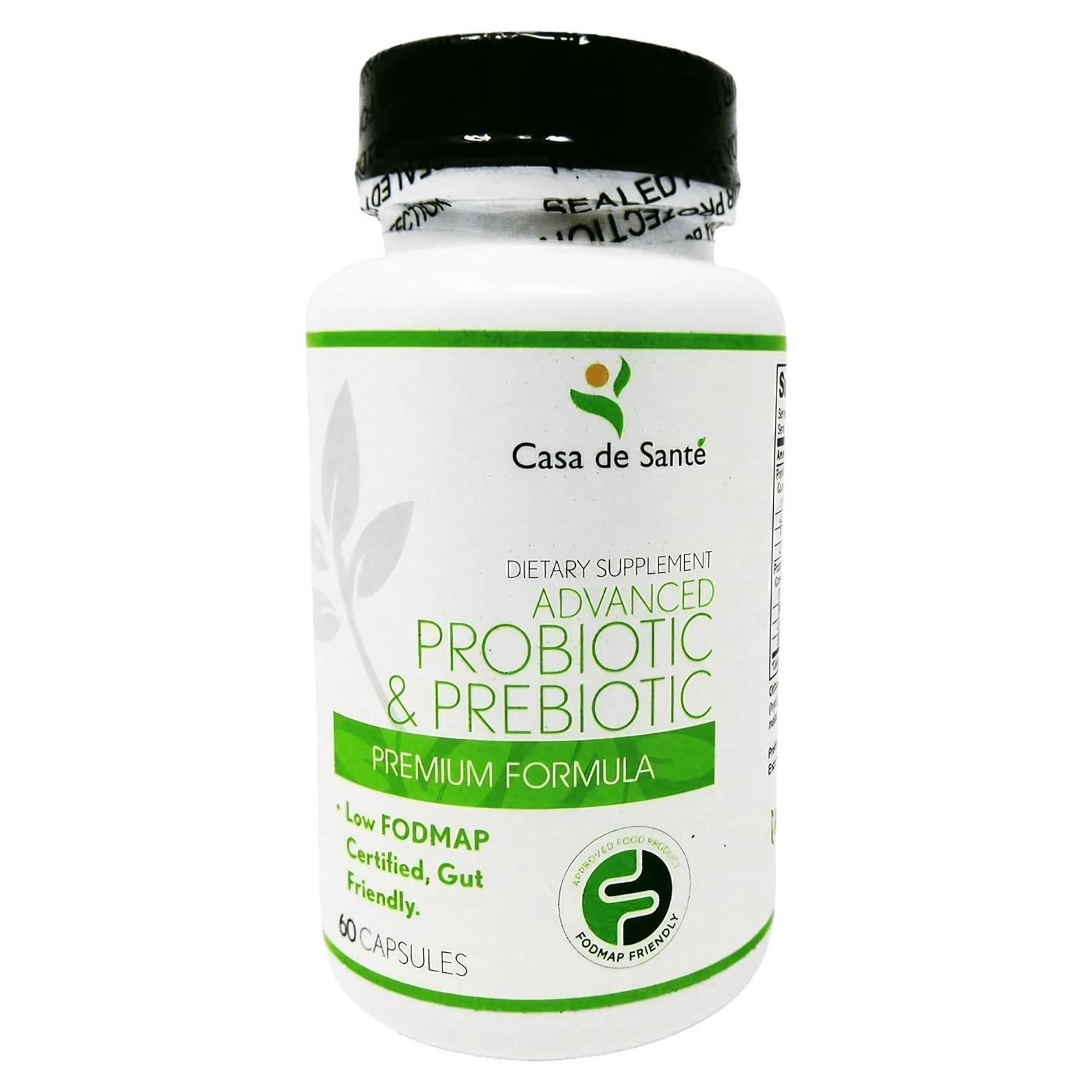 Suplemento Sinbiótico Low FODMAP Casa de Sante 60 Cápsulas