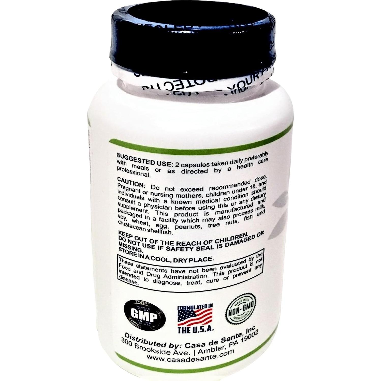 Suplemento Sinbiótico Low FODMAP Casa de Sante 60 Cápsulas