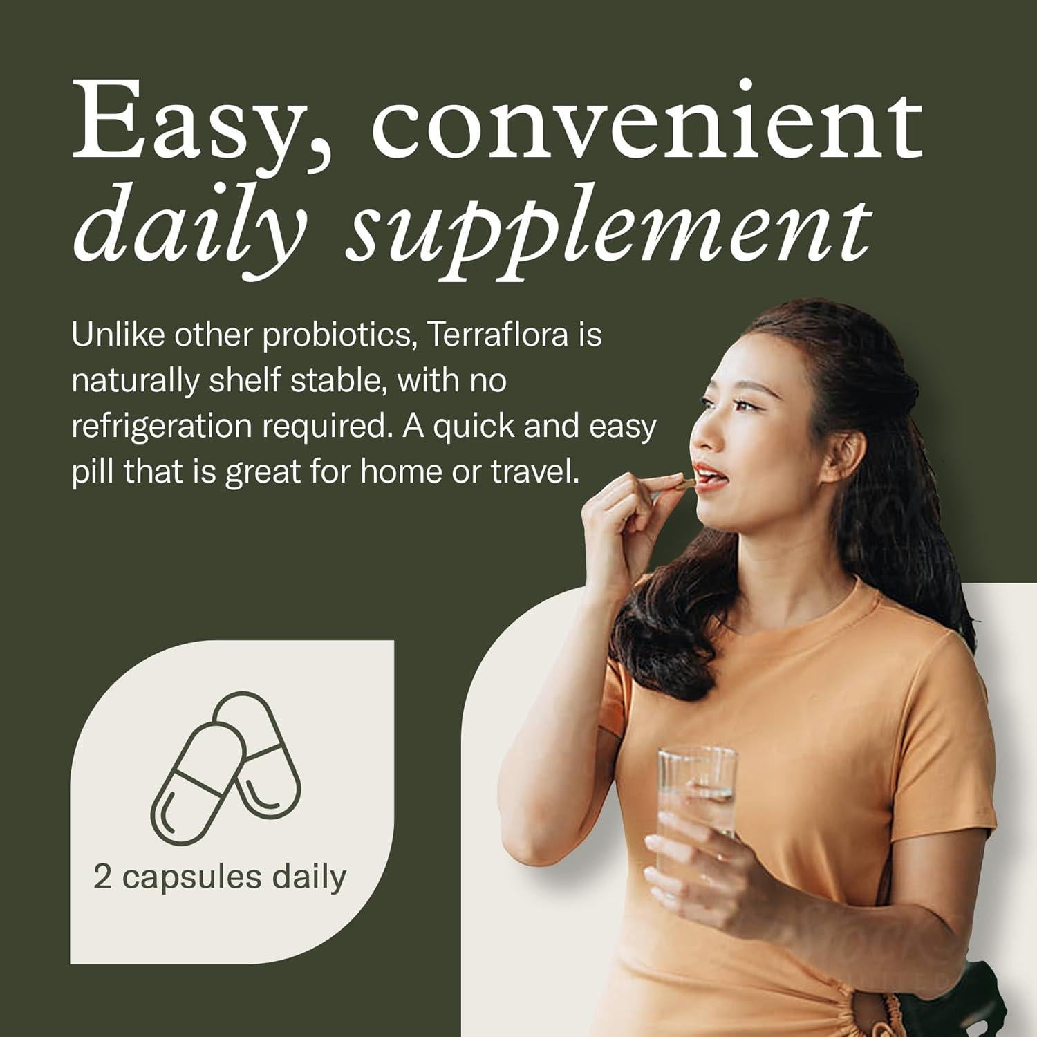 Suplemento Probiotico Enviromedica Terraflora Deep Zen 60 Cápsulas