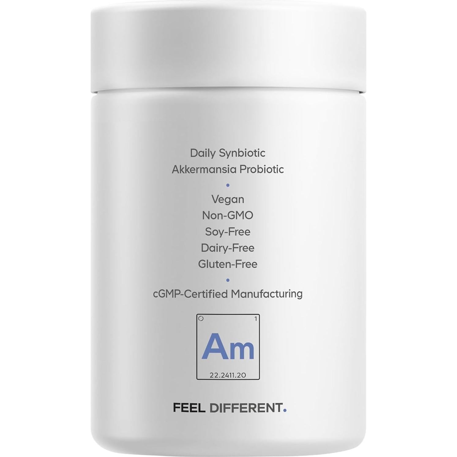 Suplemento Sinbiótico Codeage Akkermansia - 30 Cápsulas Veganas