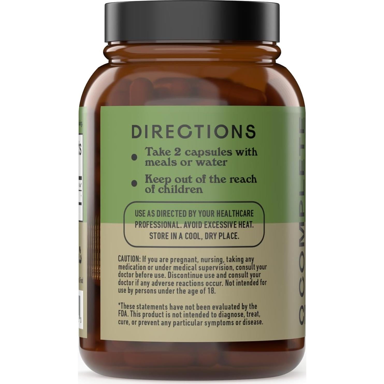 Cápsulas de Inulina Orgánica 520mg - Productos Naturales Completos