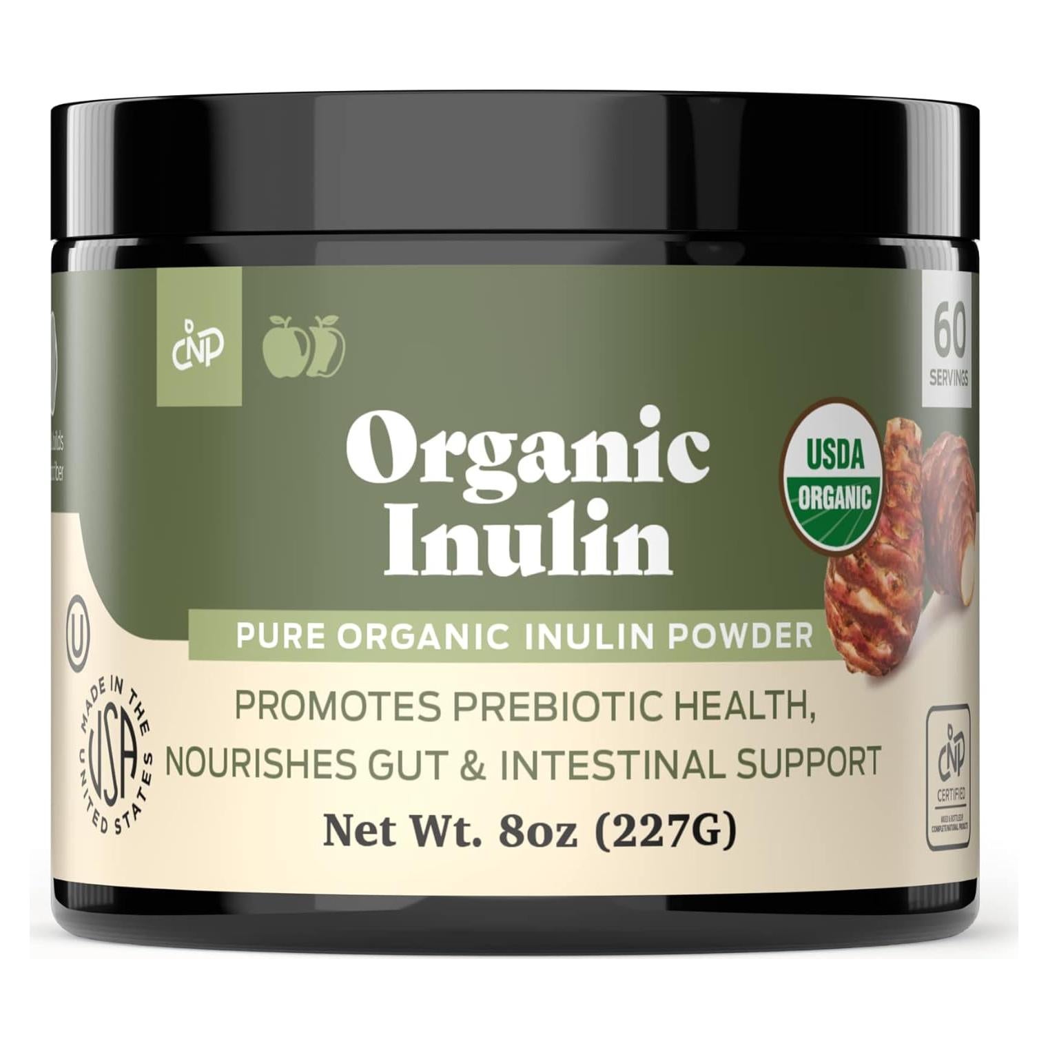 Suplemento de fibra inulina orgánica Complete Natural 226g