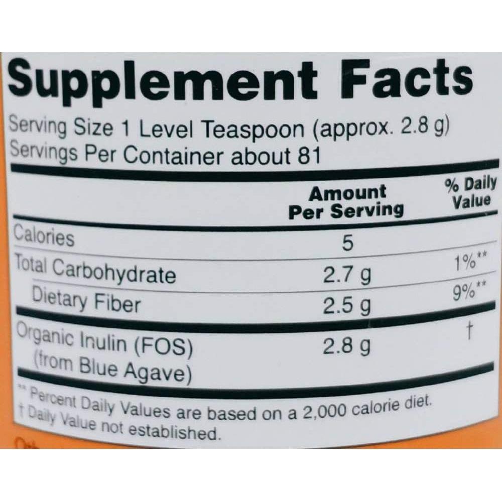 Inulina Prebiótica NOW Foods 453.6g (Paquete de 2)