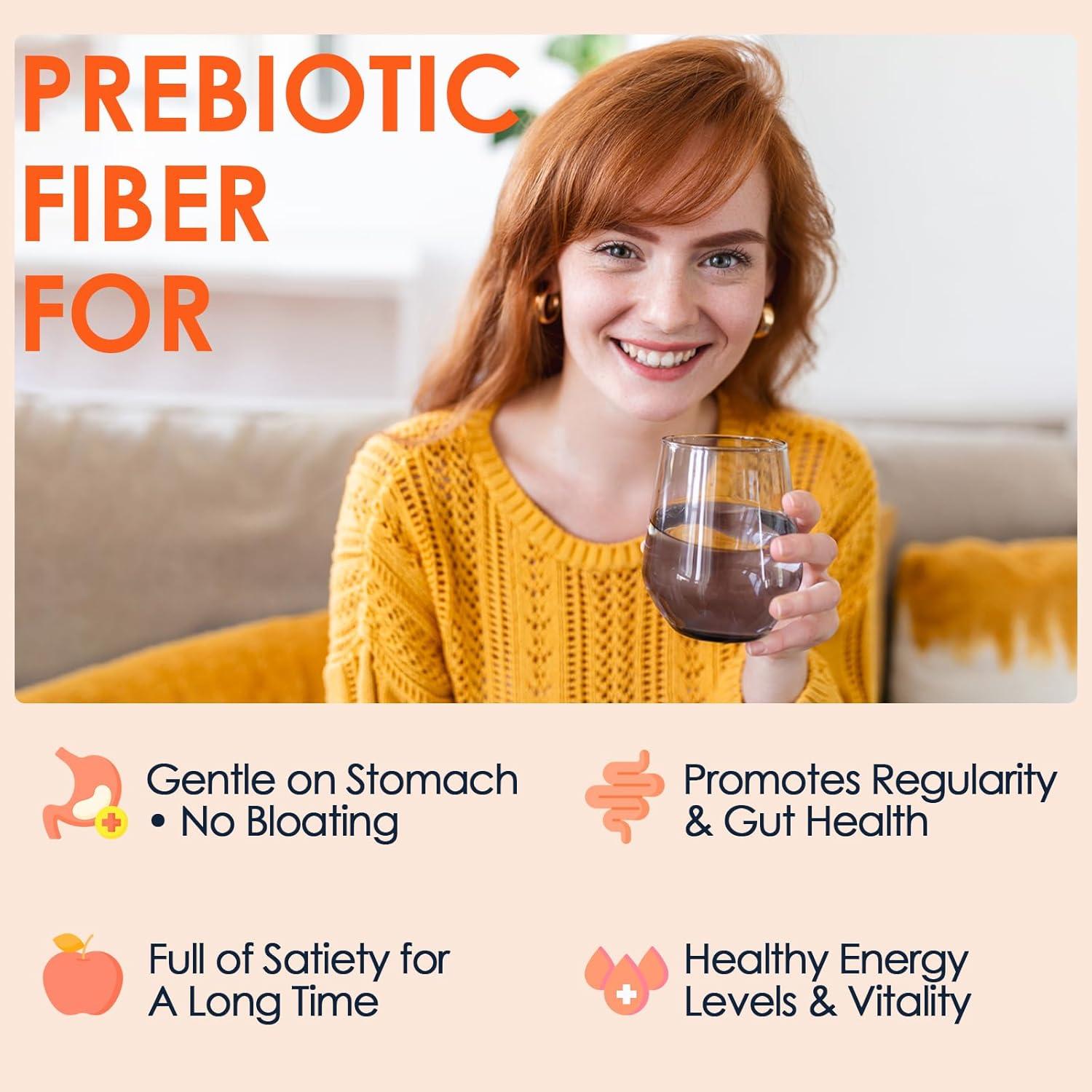 Polvo de Fibra Prebiótica DRFOSTER 350g - Sin Sabor, Vegano