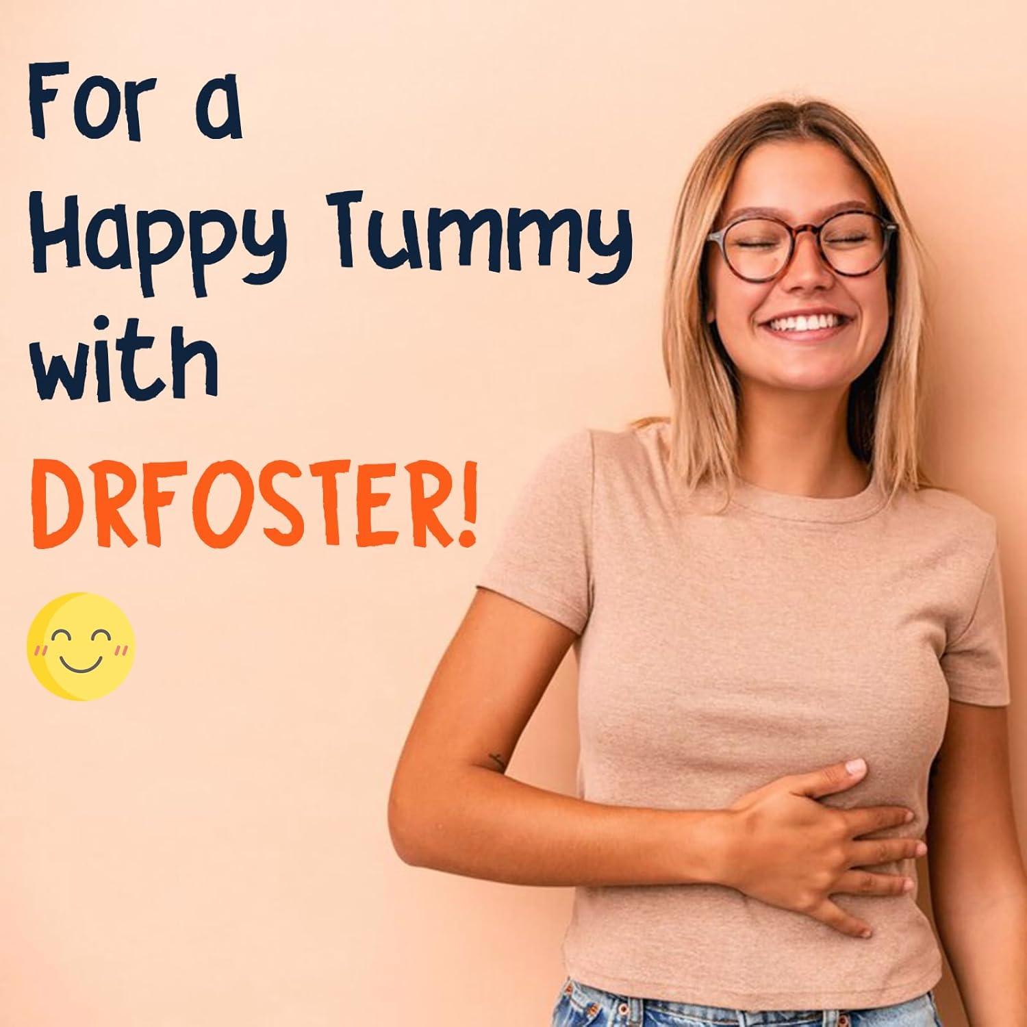 Polvo de Fibra Prebiótica DRFOSTER 350g - Sin Sabor, Vegano