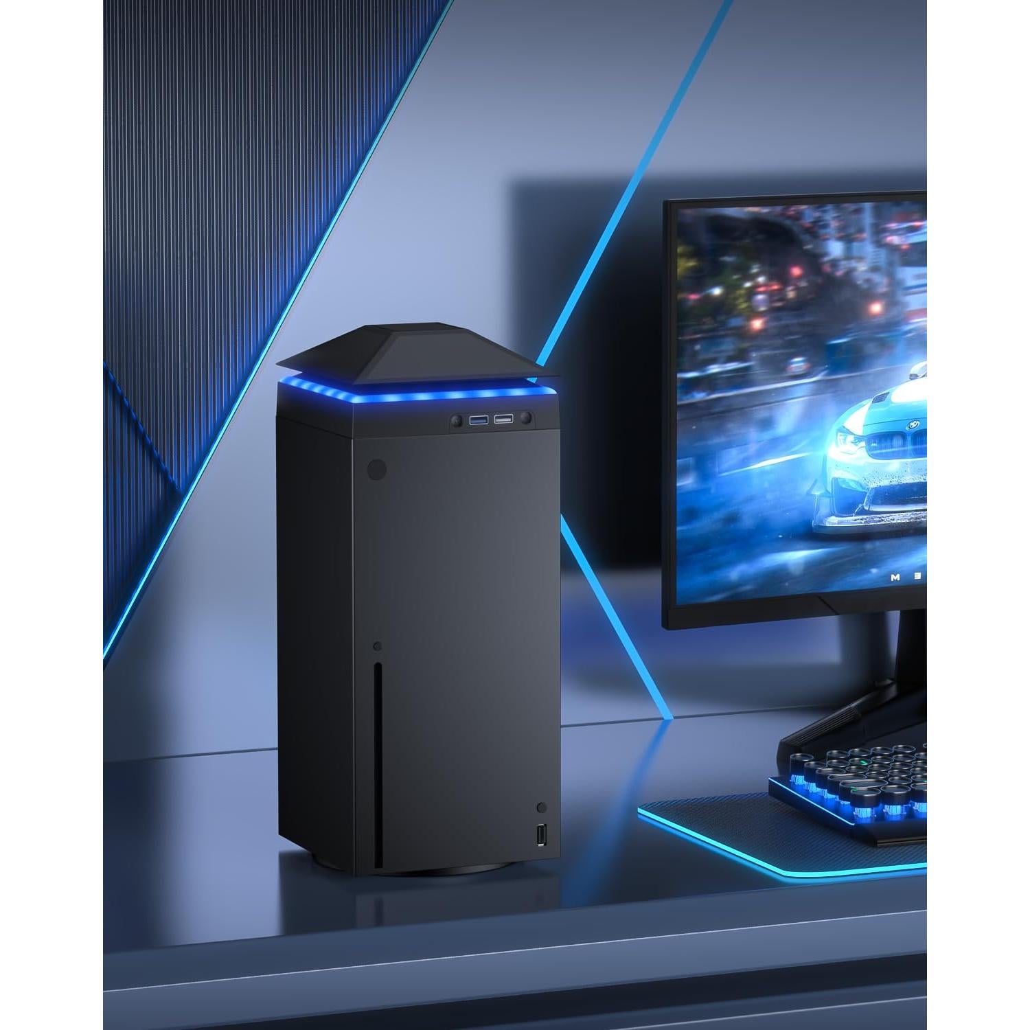 Ventilador de Enfriamiento MENEEA para Xbox Series X con Luz