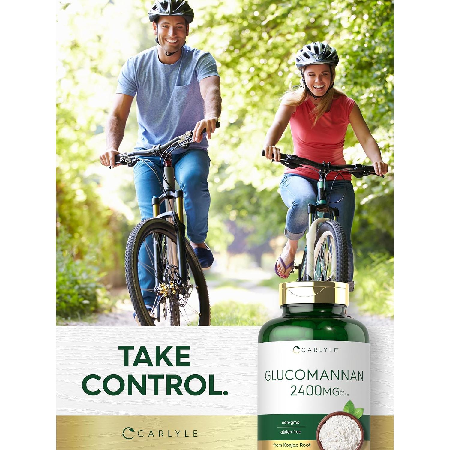 Cápsulas de Glucomanano Carlyle 200 Unidades - Fibra Soluble