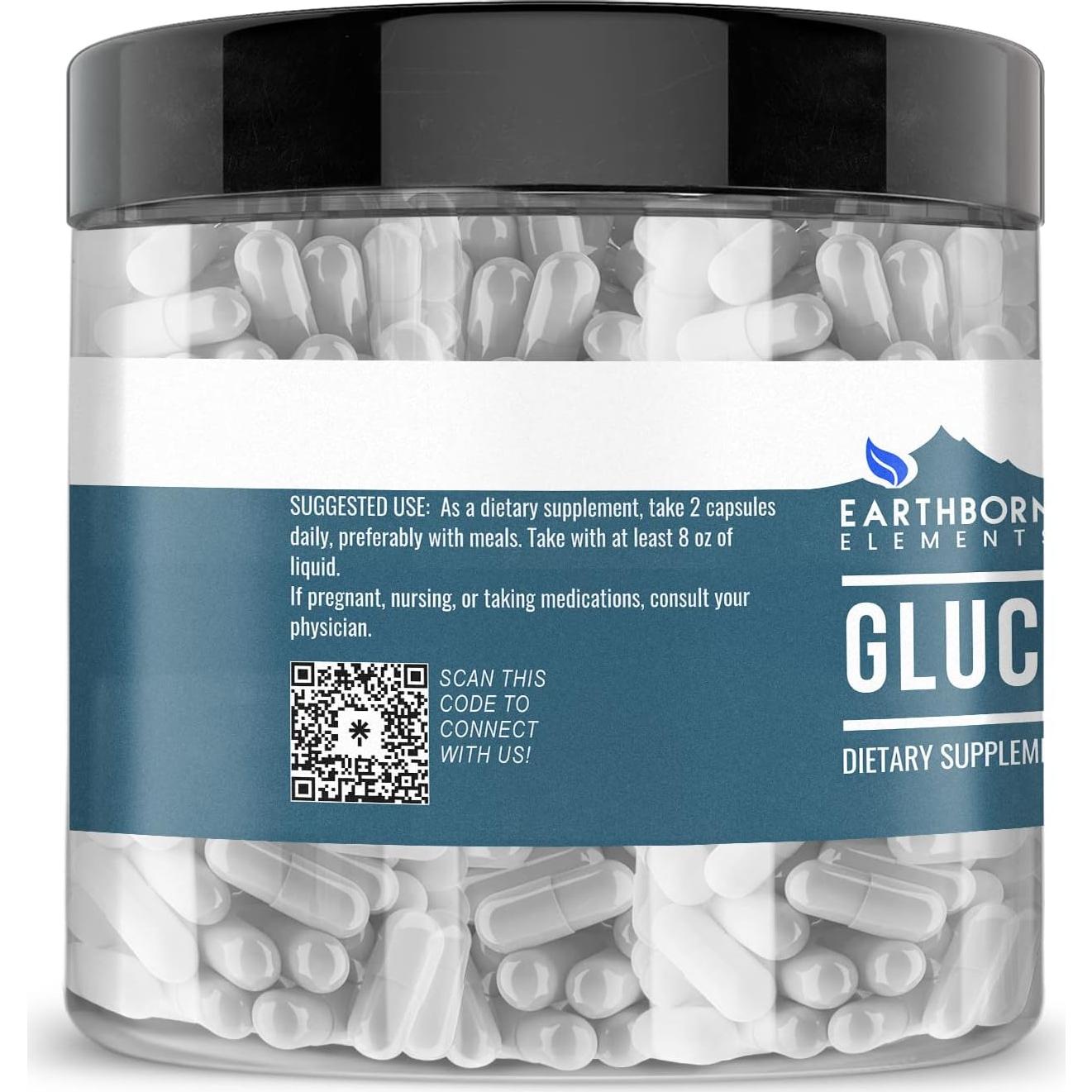 Cápsulas de Glucomanano Elementos de la Tierra 200 Unidades