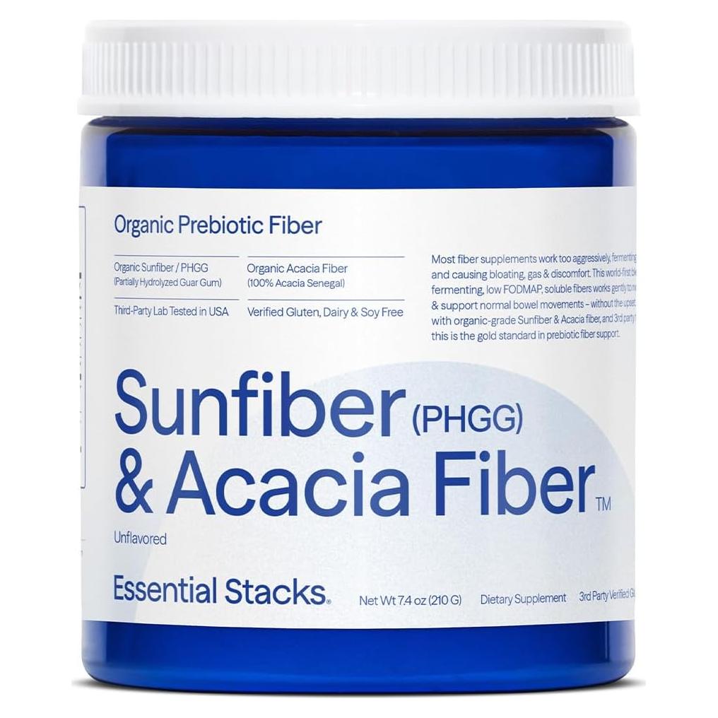 Fibra Prebiótica Sunfiber Orgánica Essential 210g - Sin Gluten