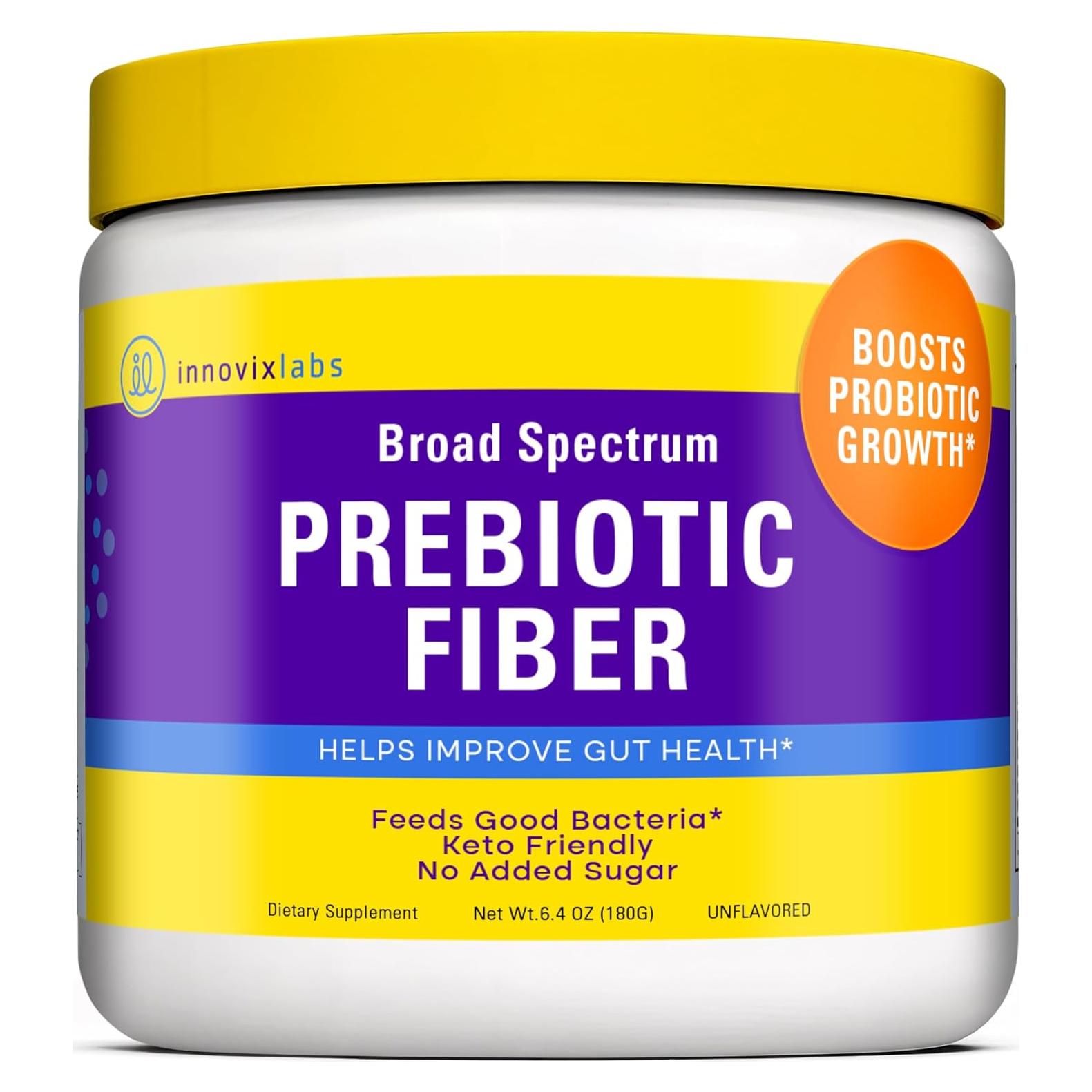 Polvo de Fibra Prebiótica InnovixLabs 180g - Salud Digestiva