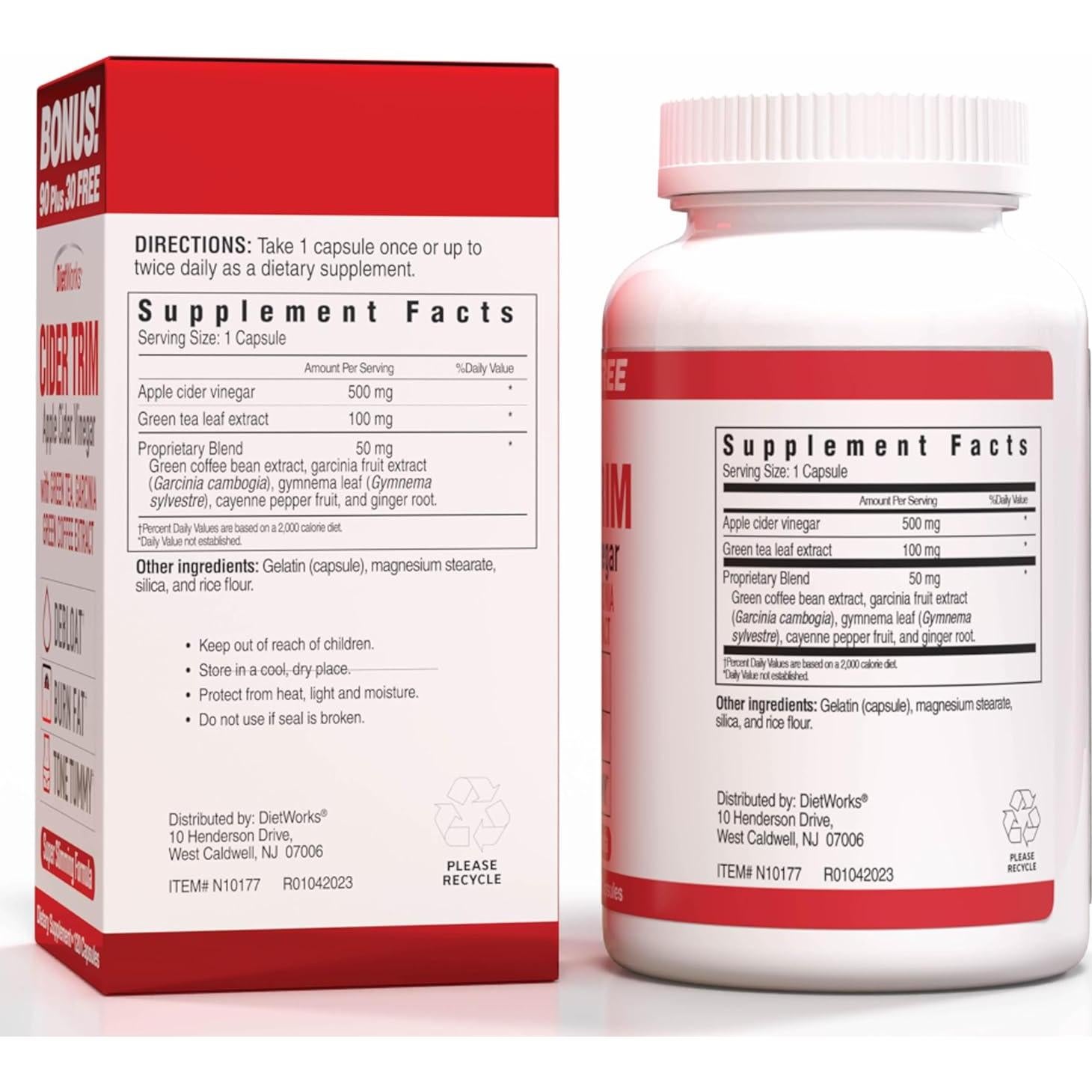 Cápsulas de Vinagre de Sidra de Manzana Windmill 120 Unidades