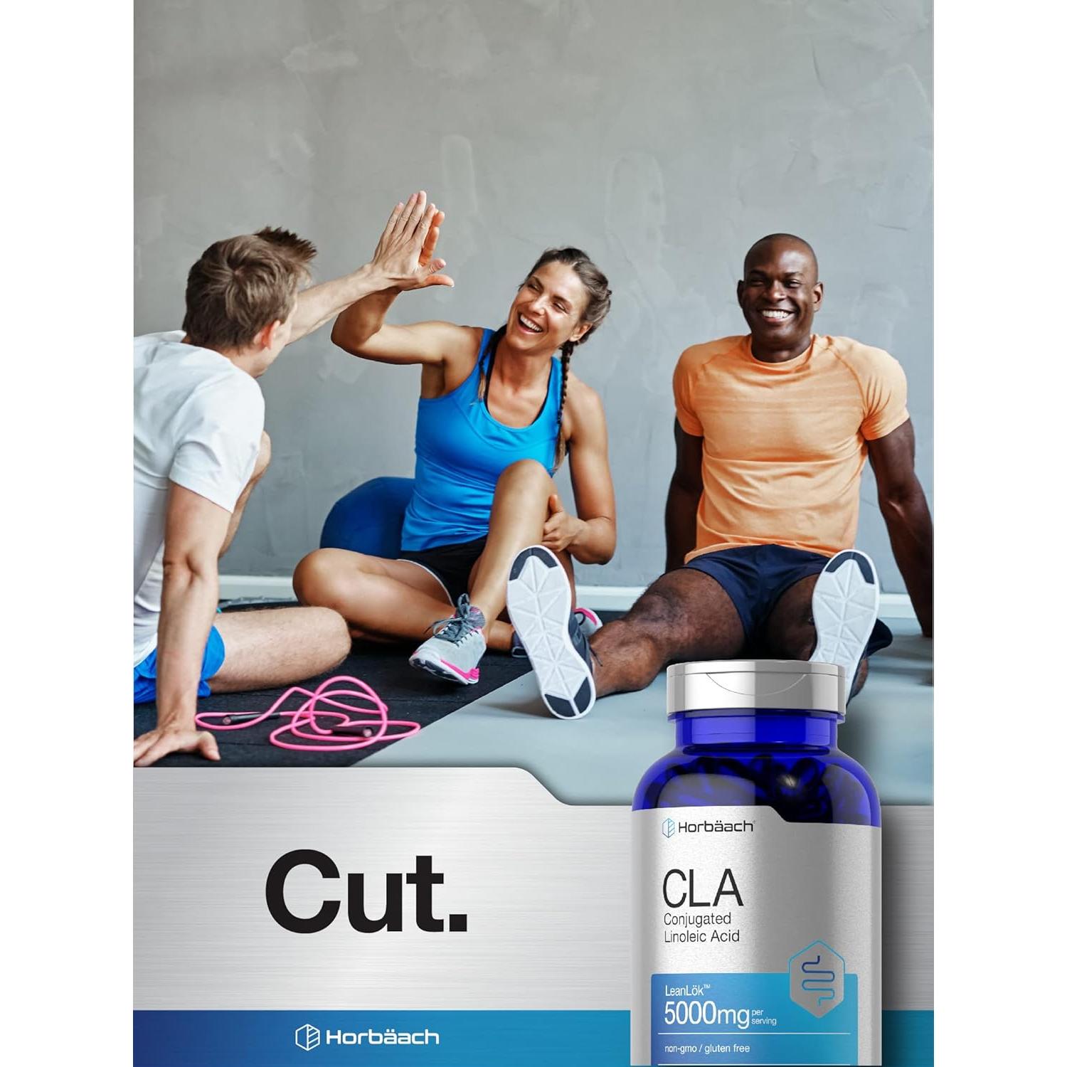 Suplemento CLA Horbaach 300 Cápsulas Blandas 5000 mg