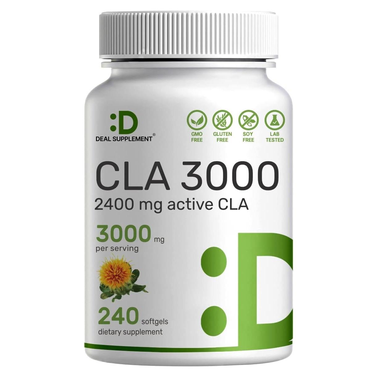 Suplemento CLA Ultra Fuerte 3000mg Deal Supplement 240 Gelatinas