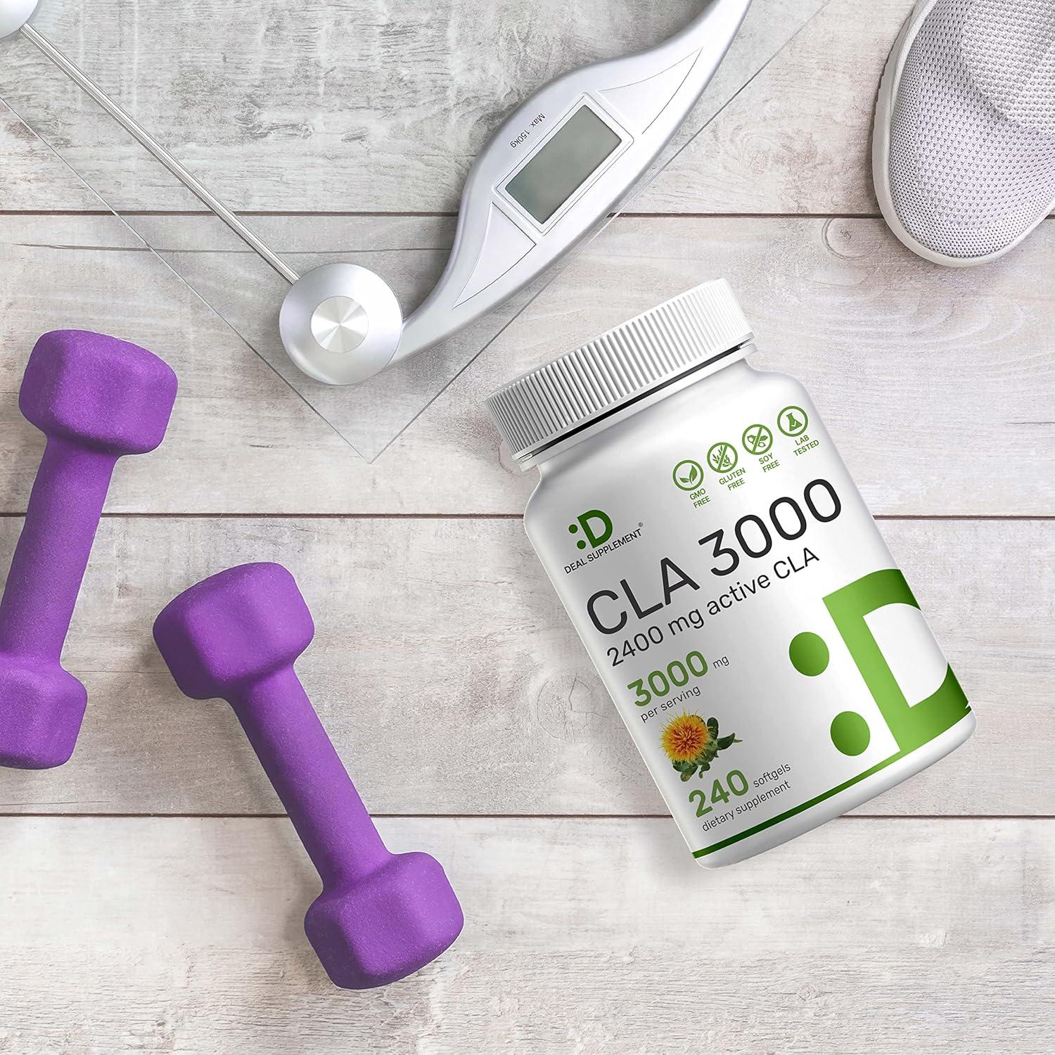 Suplemento CLA Ultra Fuerte 3000mg Deal Supplement 240 Gelatinas