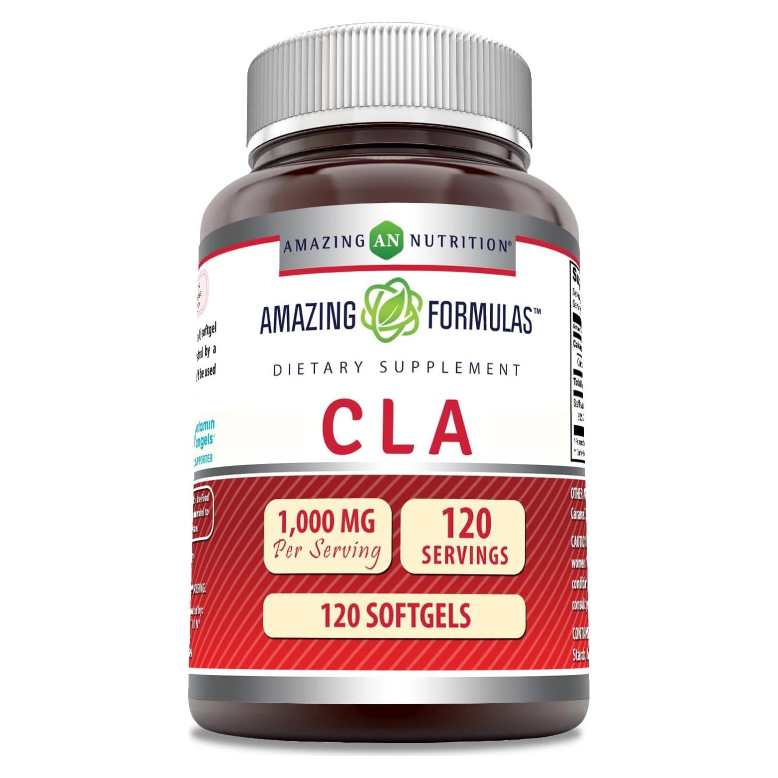 Suplemento Amino CLA 1000 Mg Fórmulas Asombrosas 240 Gelatinas