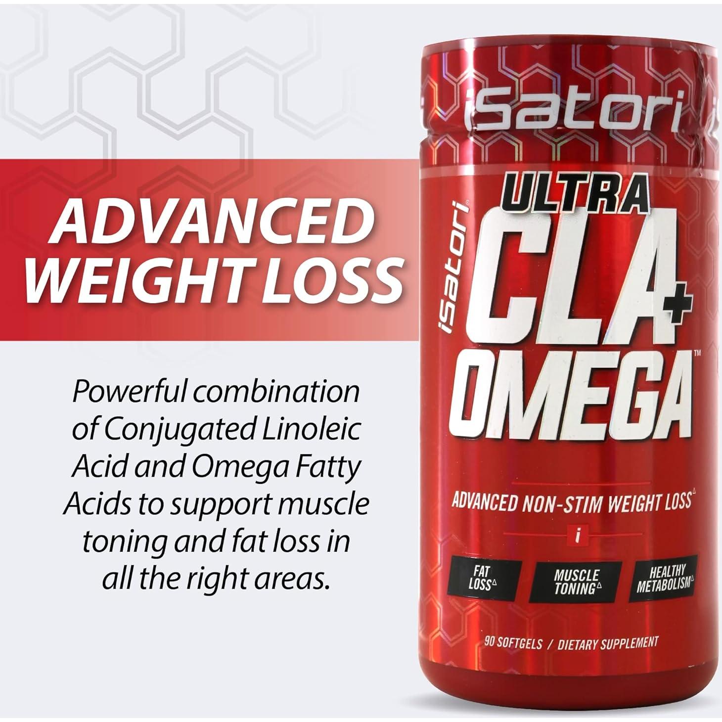 iSatori Ultra CLA Omega 3 6 9 - Quemador de Grasa Natural 90 Cápsulas