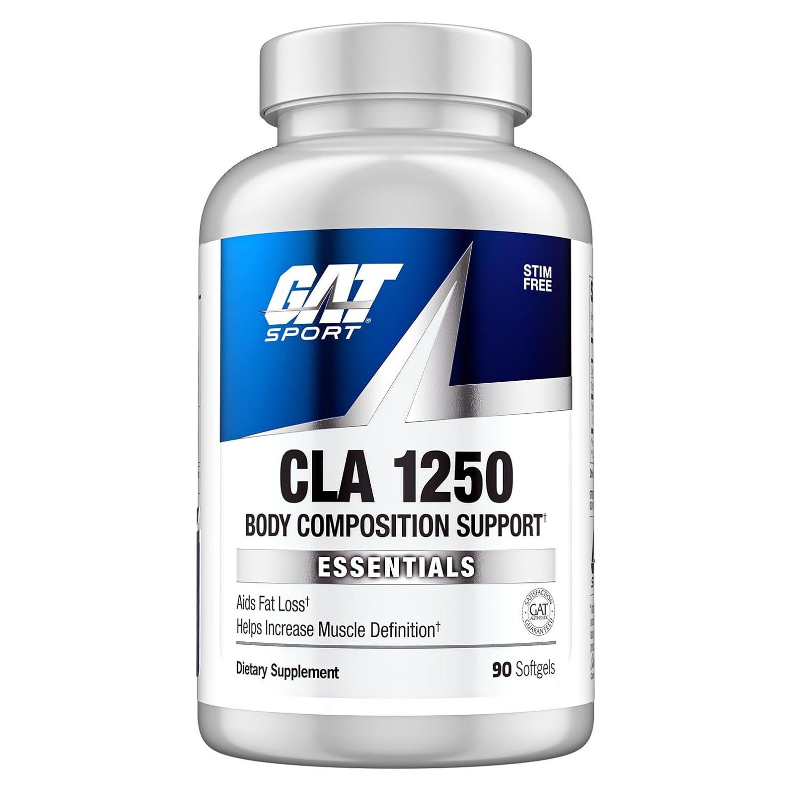 Suplemento CLA GAT Sport Essentials 1250mg 90 Softgels