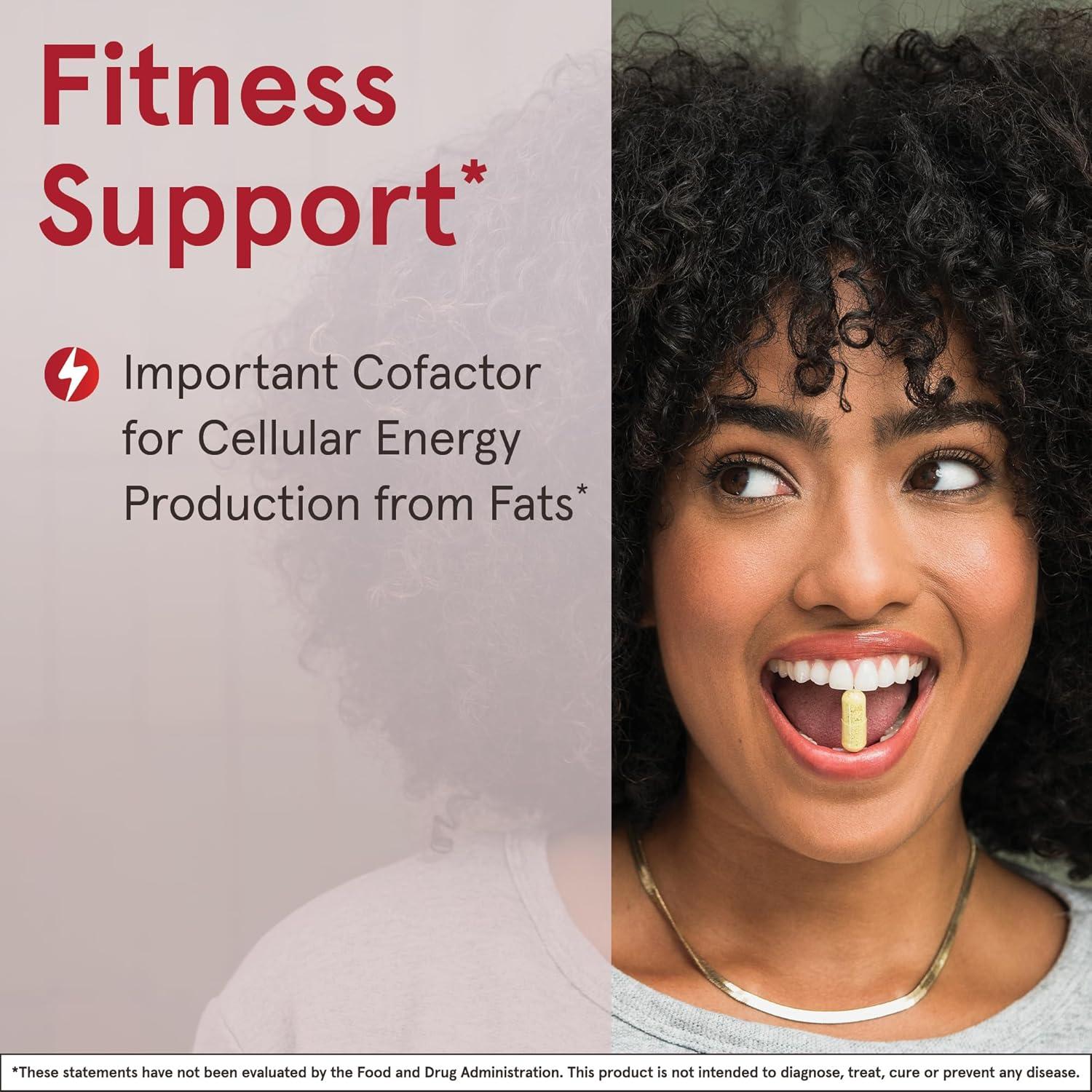 L-Carnitina 500 mg Jarrow Formulas 100 Cápsulas Vegetales