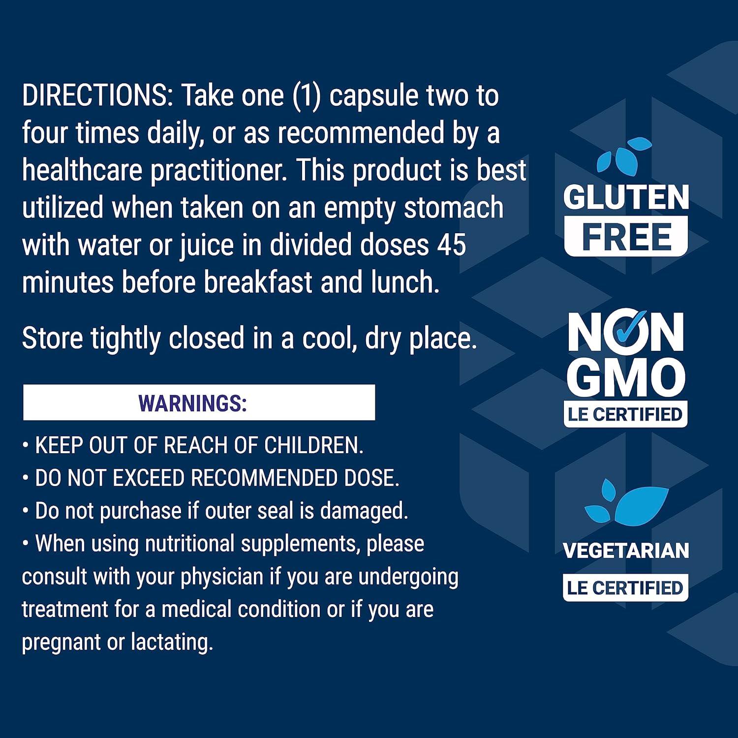 Suplemento Acetil-L-Carnitina Life Extension 100 Cápsulas