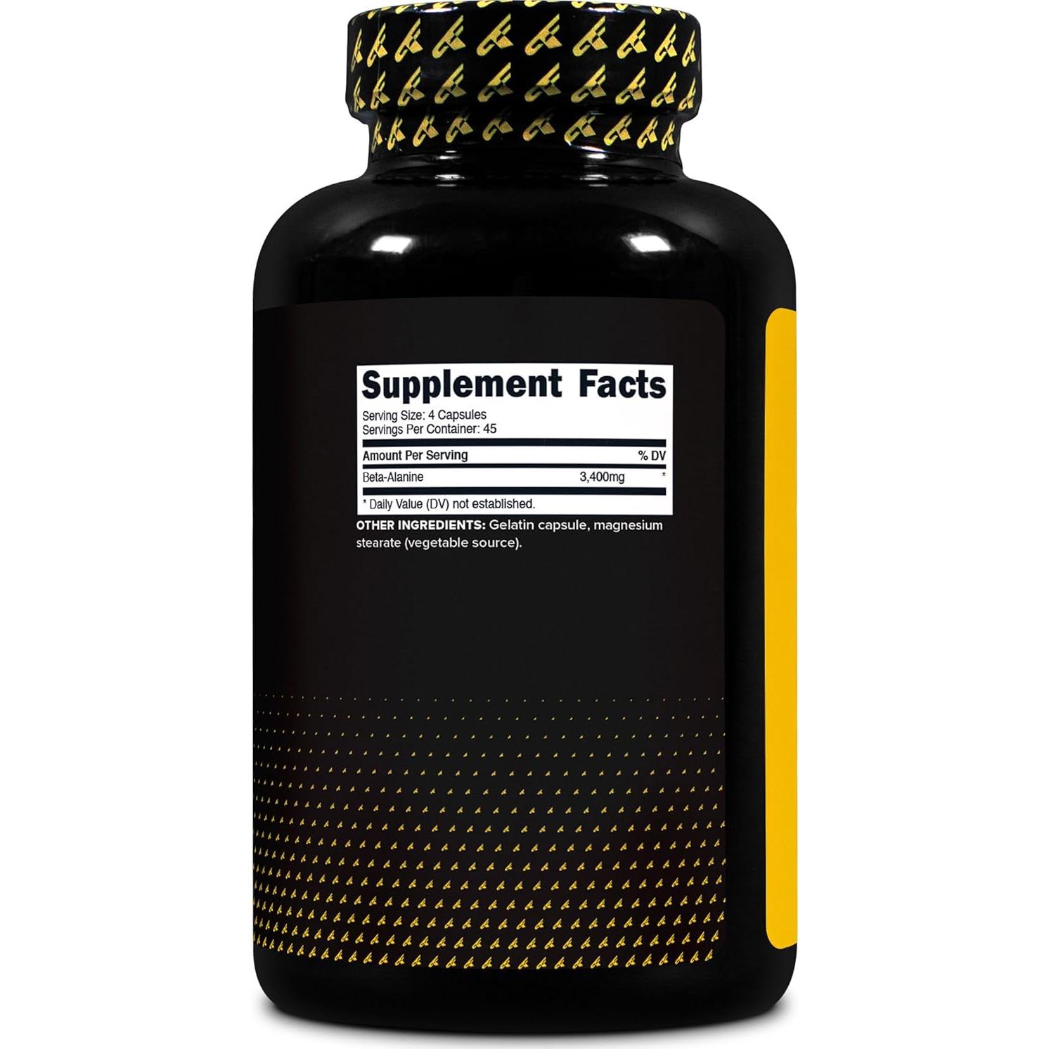 Cápsulas de Beta Alanina PrimaForce 3,400mg - 180 Cápsulas