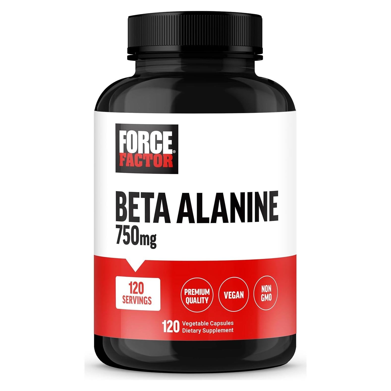 Cápsulas de Beta Alanina Force Factor 120 Unidades Veganas