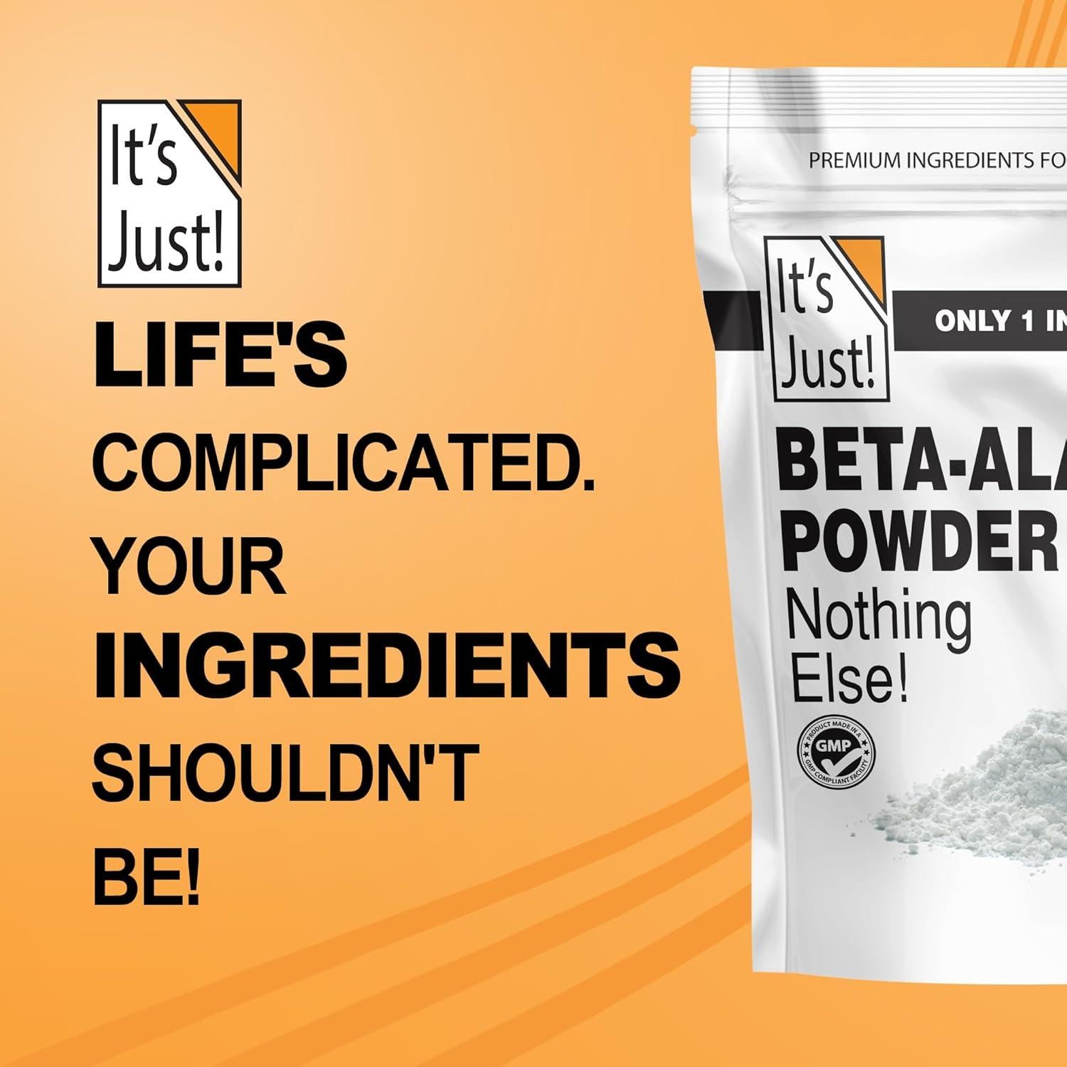 Polvo de Beta-Alanina Es Justo 250g - Suplemento Pre-Entrenamiento