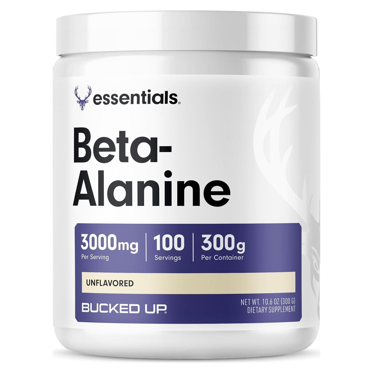 Beta Alanina en Polvo Bucked Up 300g - Sin Gluten, No-OGM