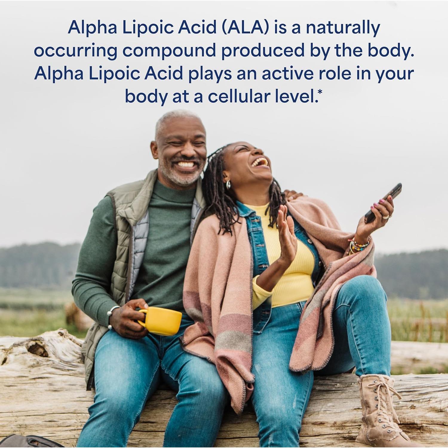 Ácido Alfa Lipoico Puritan's Pride 300mg 120 Softgels Antioxidante