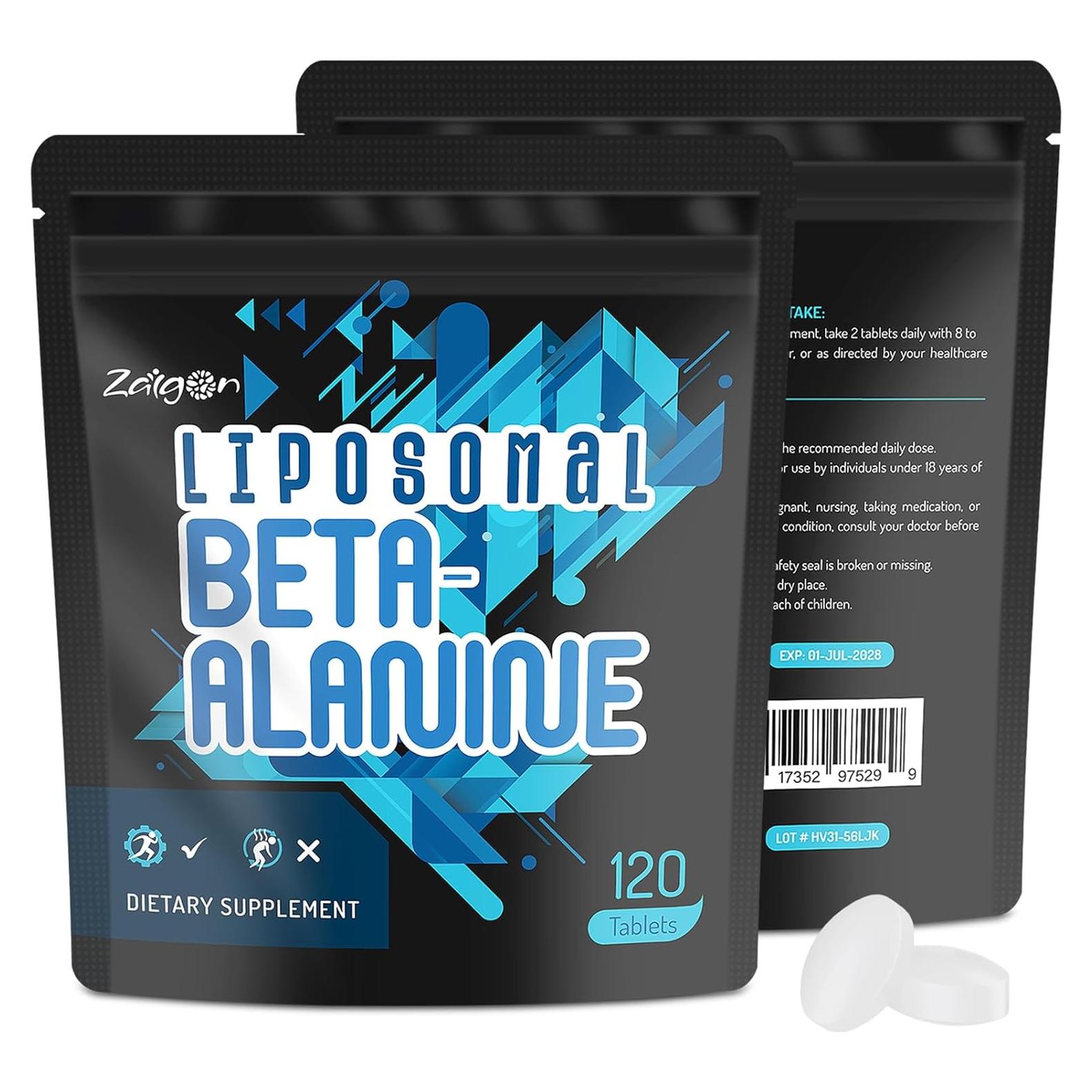 Zaigon Beta Alanina Liposomal 2000mg - 120 Tabletas