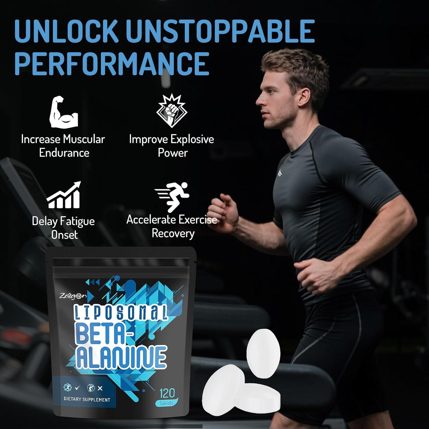 Zaigon Beta Alanina Liposomal 2000mg - 120 Tabletas