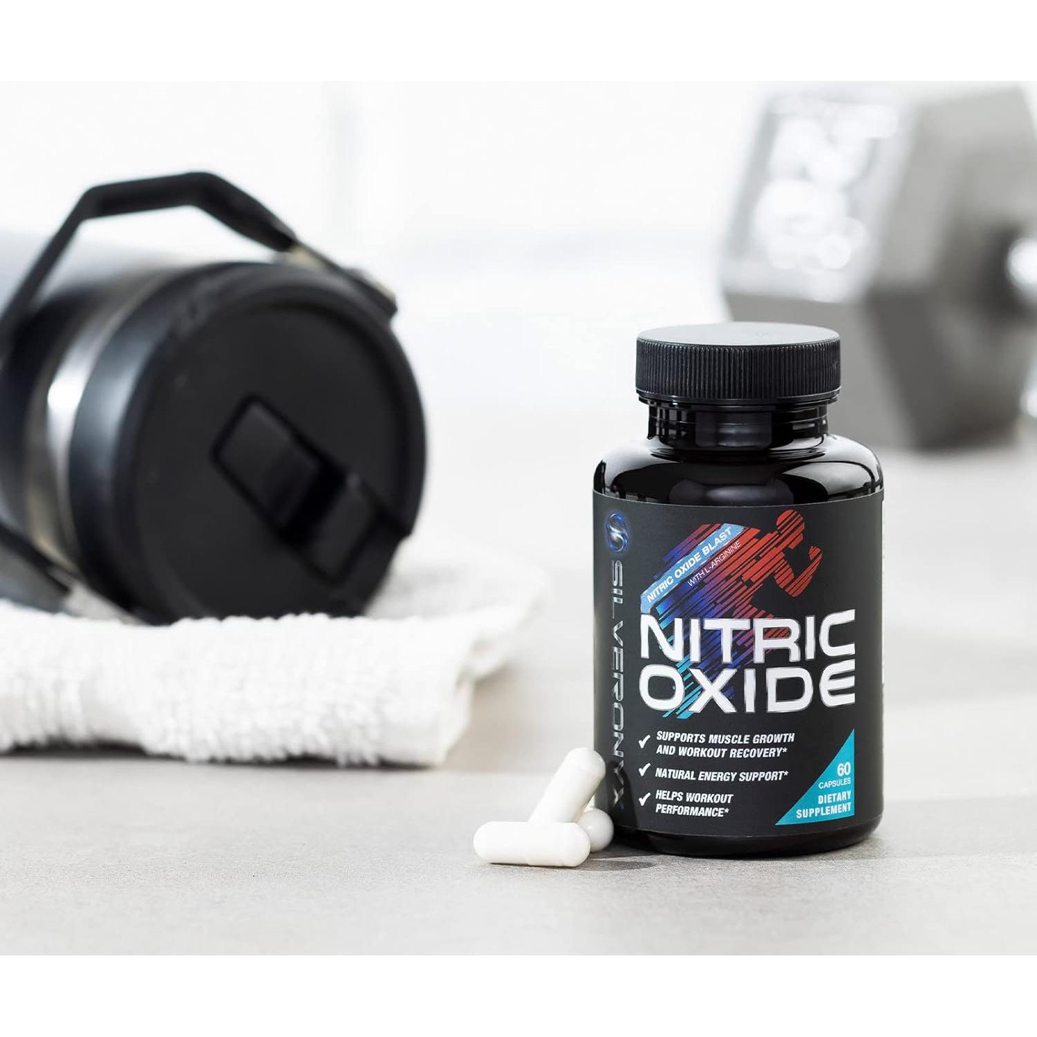 Suplemento Óxido Nítrico SilverOnyx 60 Cápsulas 2250mg