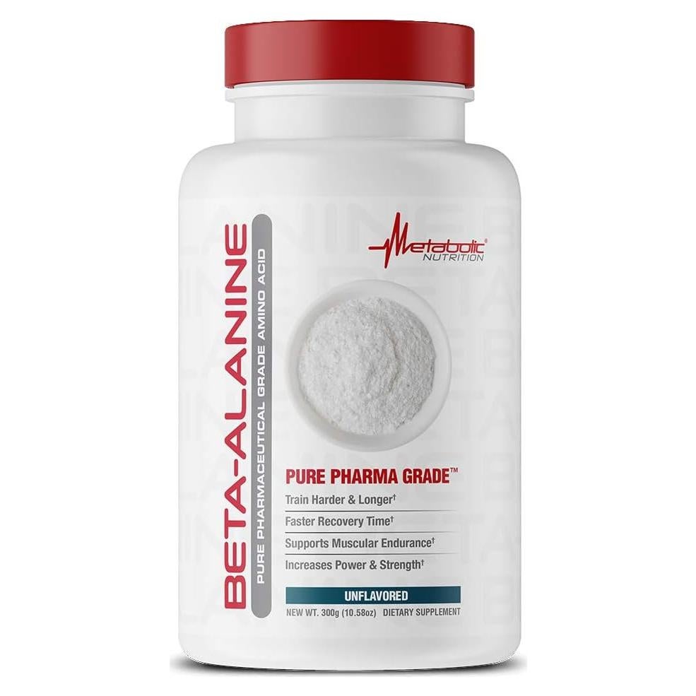 Beta Alanina Nutrición Metabólica 300g Polvo para Resistencia