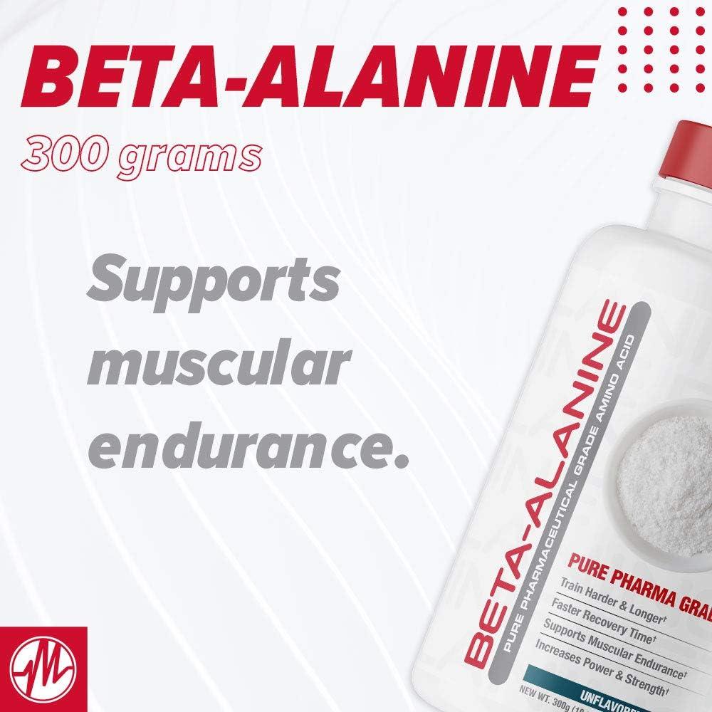 Beta Alanina Nutrición Metabólica 300g Polvo para Resistencia
