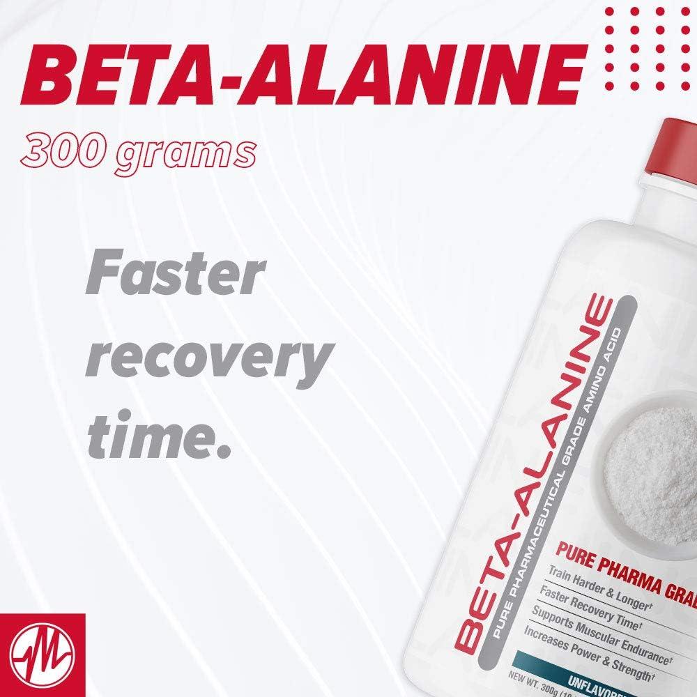 Beta Alanina Nutrición Metabólica 300g Polvo para Resistencia