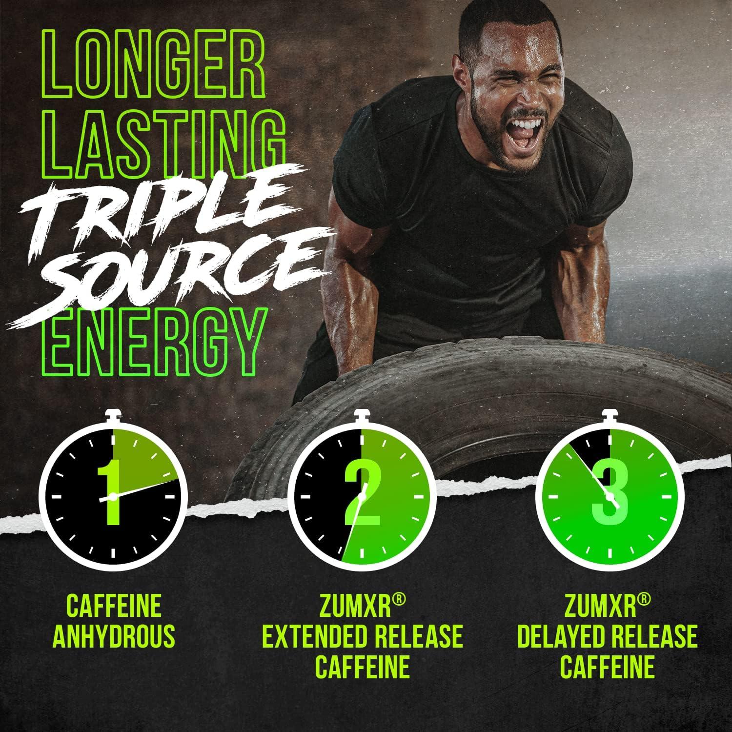 Polvo Pre Entrenamiento ALPHA LION Superhumano 21 Porciones Sabor Oso Gummy Agrio