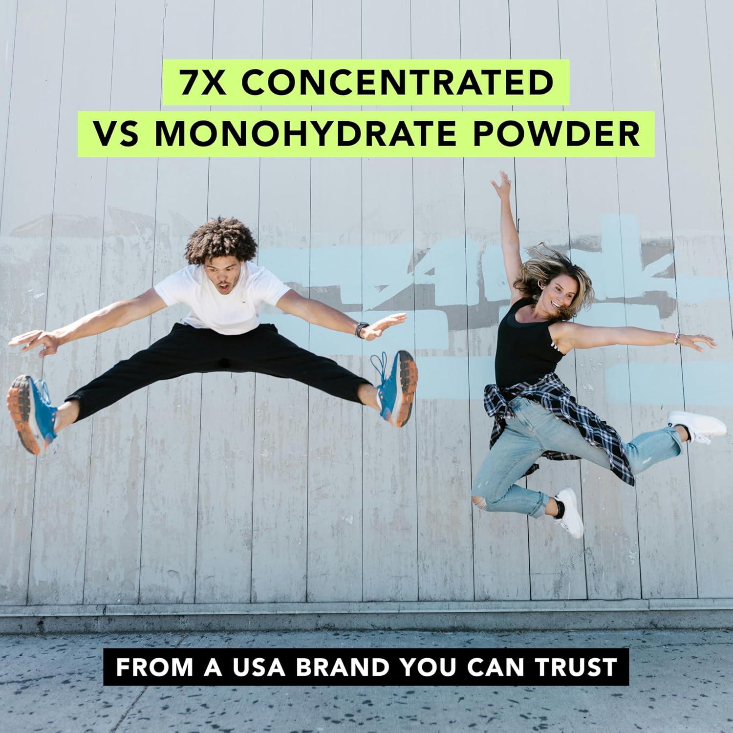 Creatina HCl AMANDEAN 120 Cápsulas - Alta Absorción y Sin Hinchazón