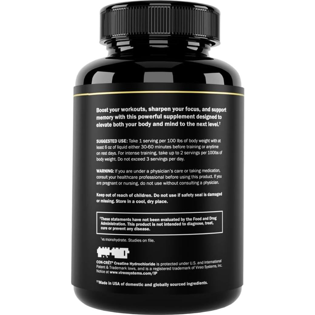 Cápsulas de Creatina HCl Prime Labs 60 Pastillas - Soporte Muscular