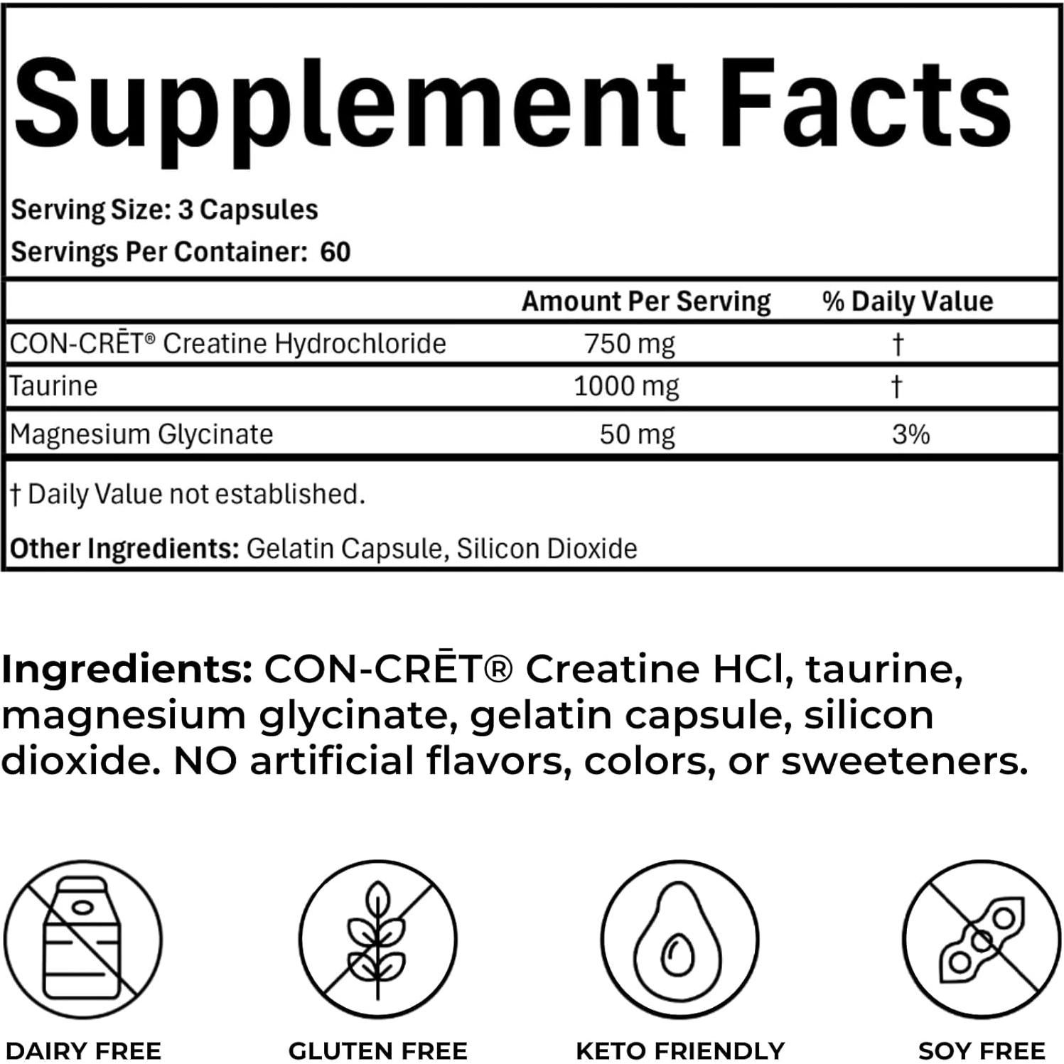 SHEatine Creatina HCL JJ Virgin | 180 Cápsulas Energéticas