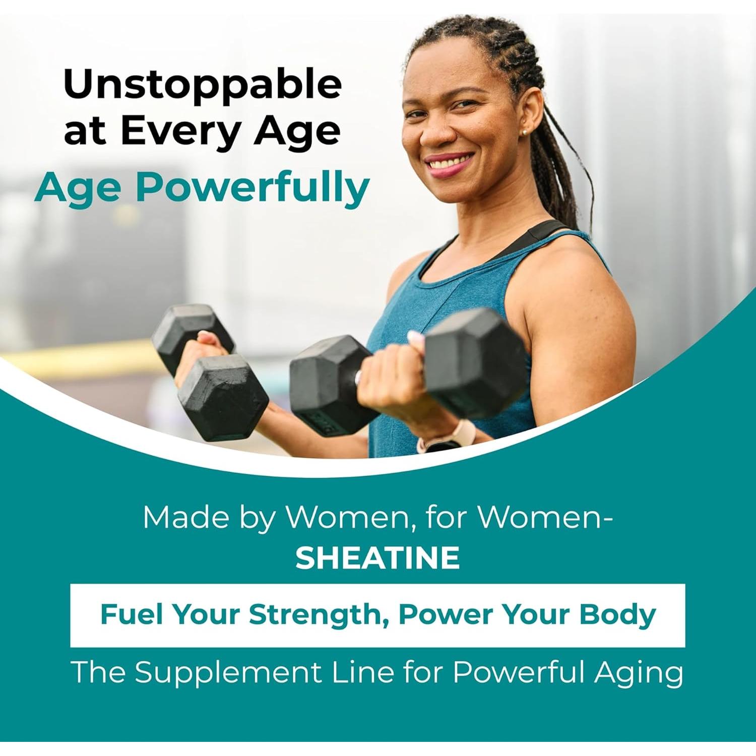 SHEatine Creatina HCL JJ Virgin | 180 Cápsulas Energéticas