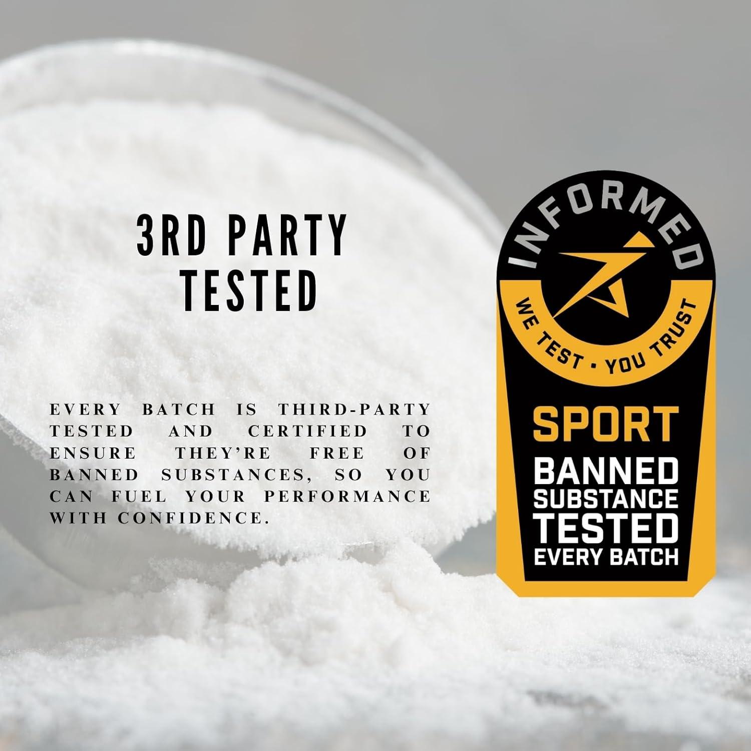 Creatina HCl en polvo PowerPlay Fuel - 90 porciones, sabor ácido