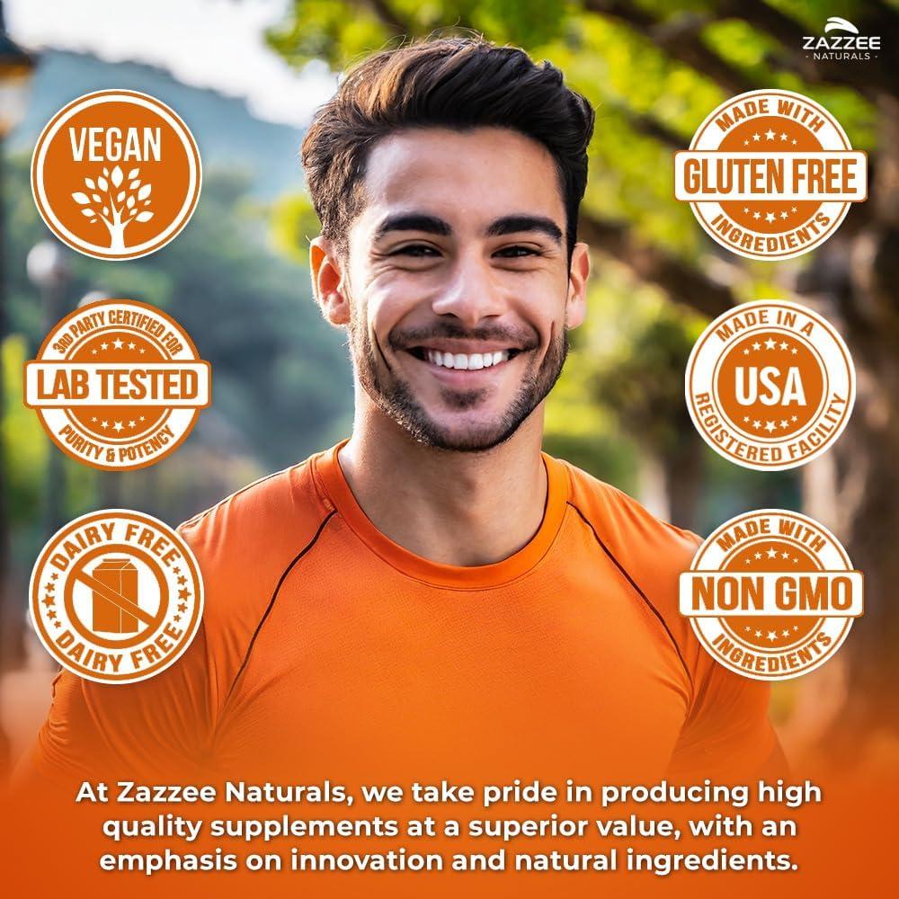 L-Citrulina Zazzee 1800 mg 180 Cápsulas Veganas Natural