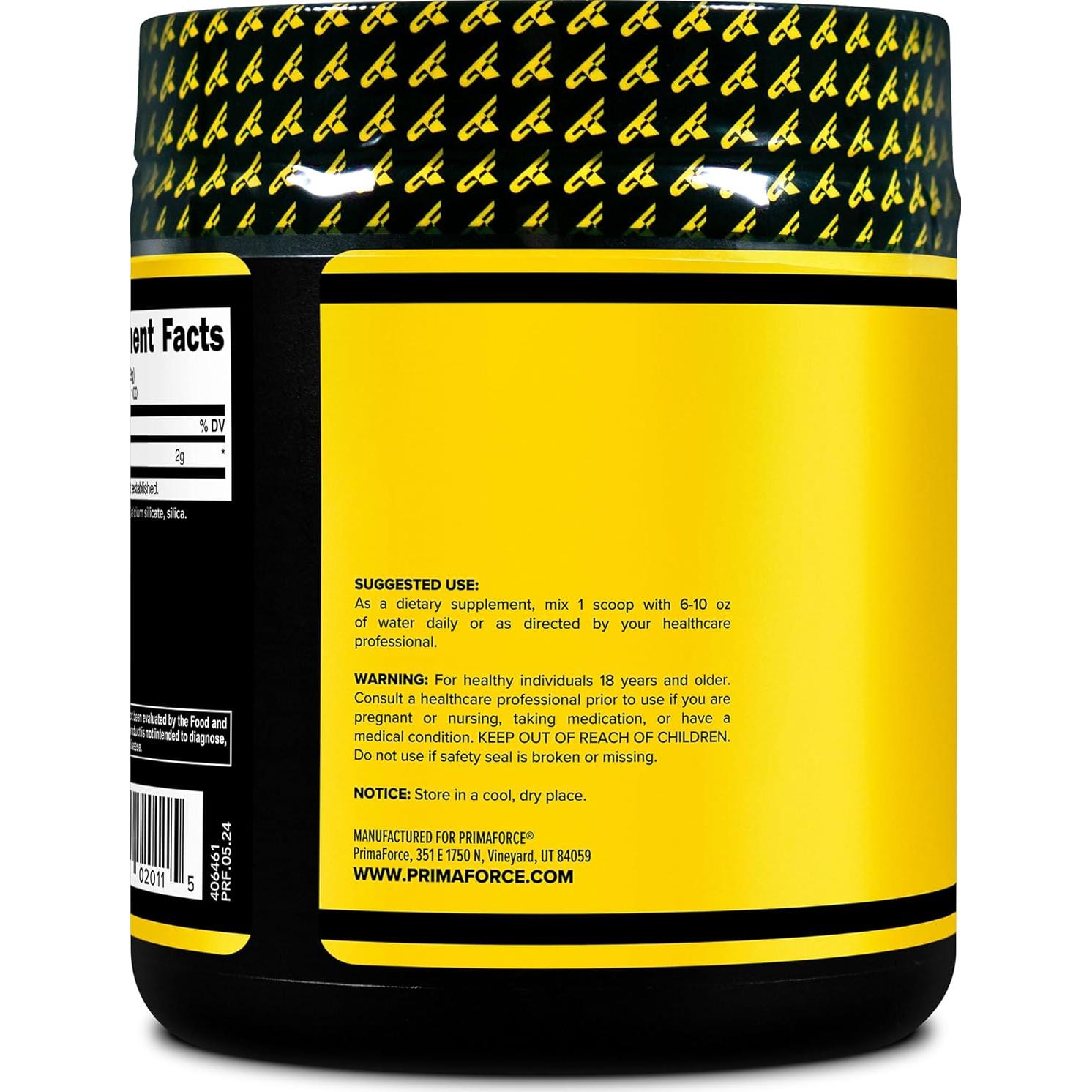 Suplemento L-Citrulina Malato PrimaForce 200g Vegano