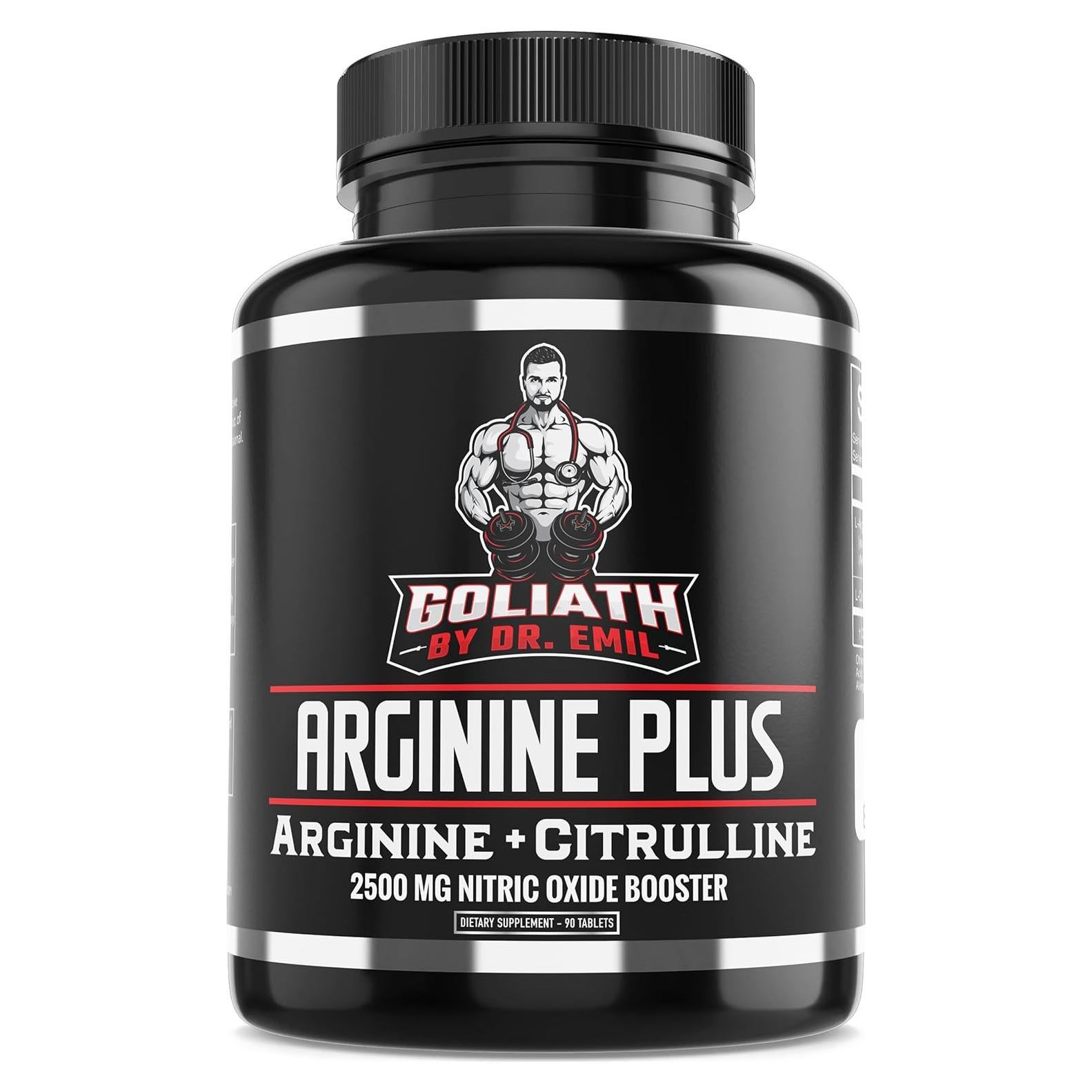 Suplemento L-Arginina + L-Citrulina Dr. Emil 2500 mg Tabletas