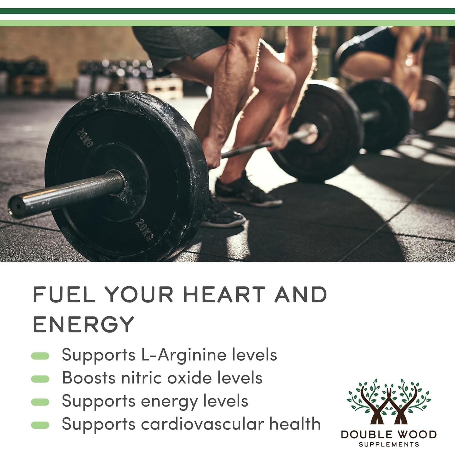 Cápsulas de L-Citrulina 1200mg Double Wood 210 unidades