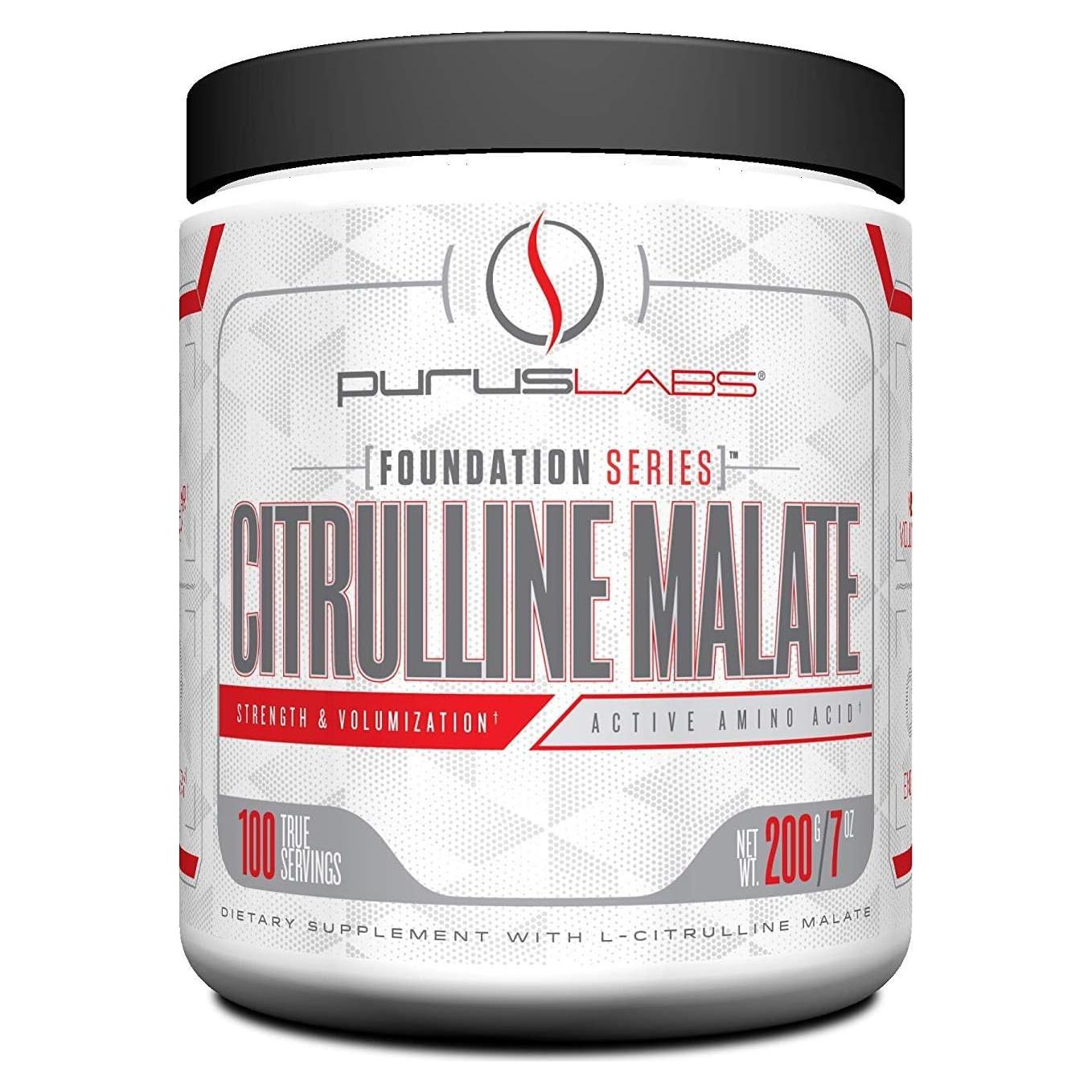 Purus Labs Citrulline Malate en Polvo 100 Porciones Sin Sabor