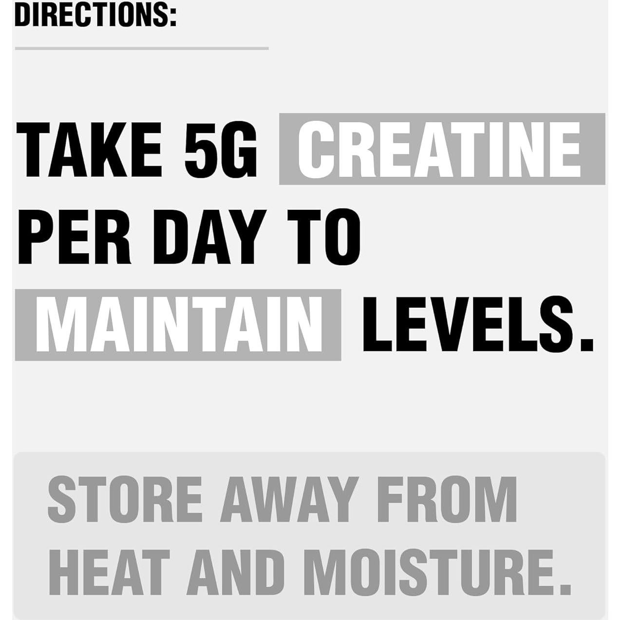 Creatina Monohidratada Micronizada Hearthy Foods 500g - 100 Porciones