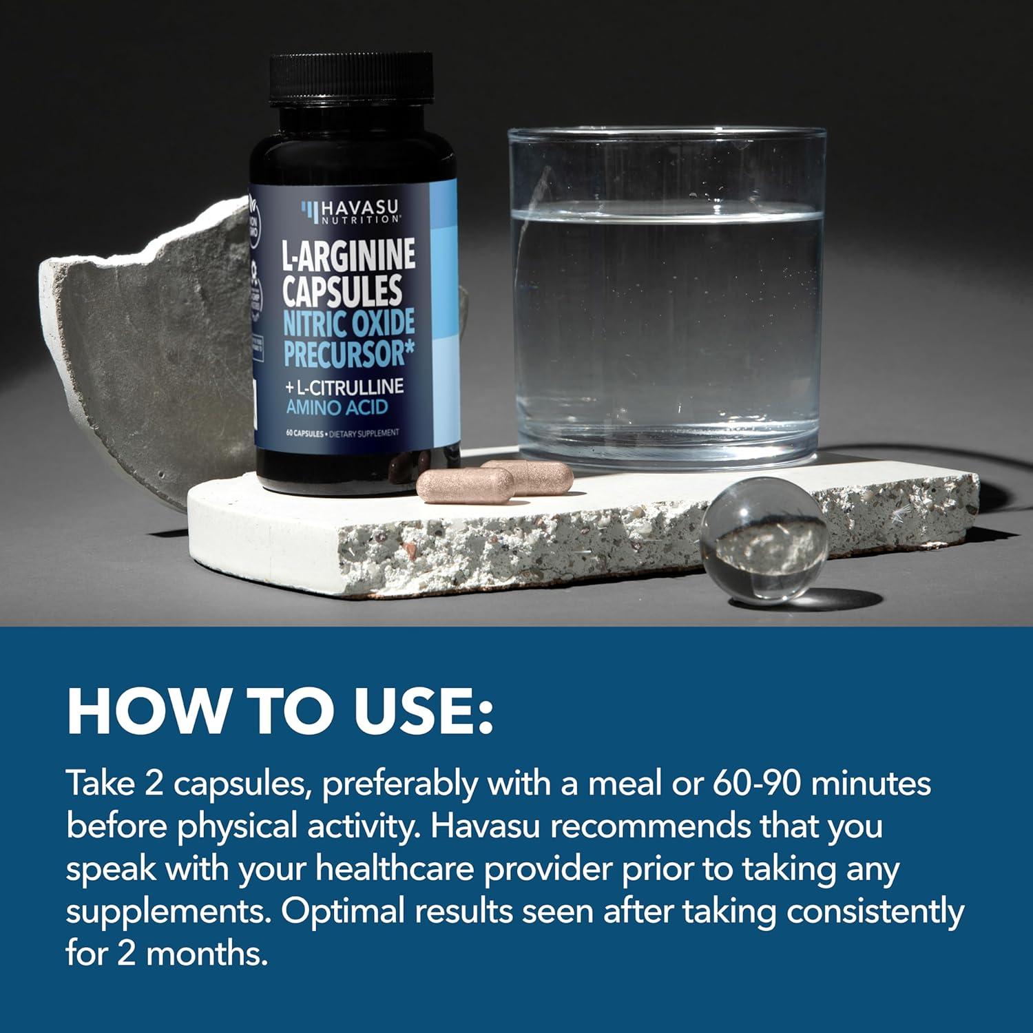 Cápsulas de L-Arginina 1000 mg con L-Citrulina - 60 Unidades